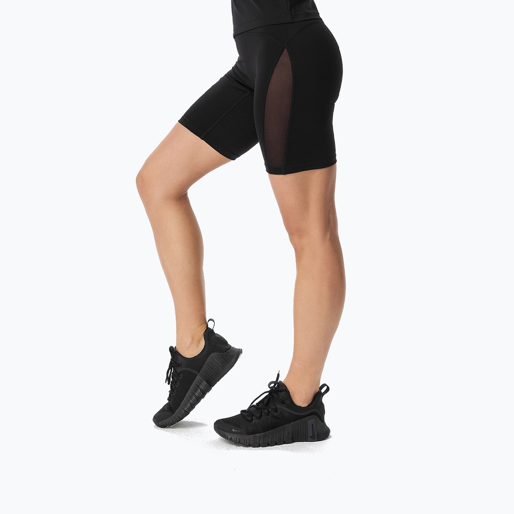 Spodenki treningowe damskie Cardio Bunny Biker czarny 