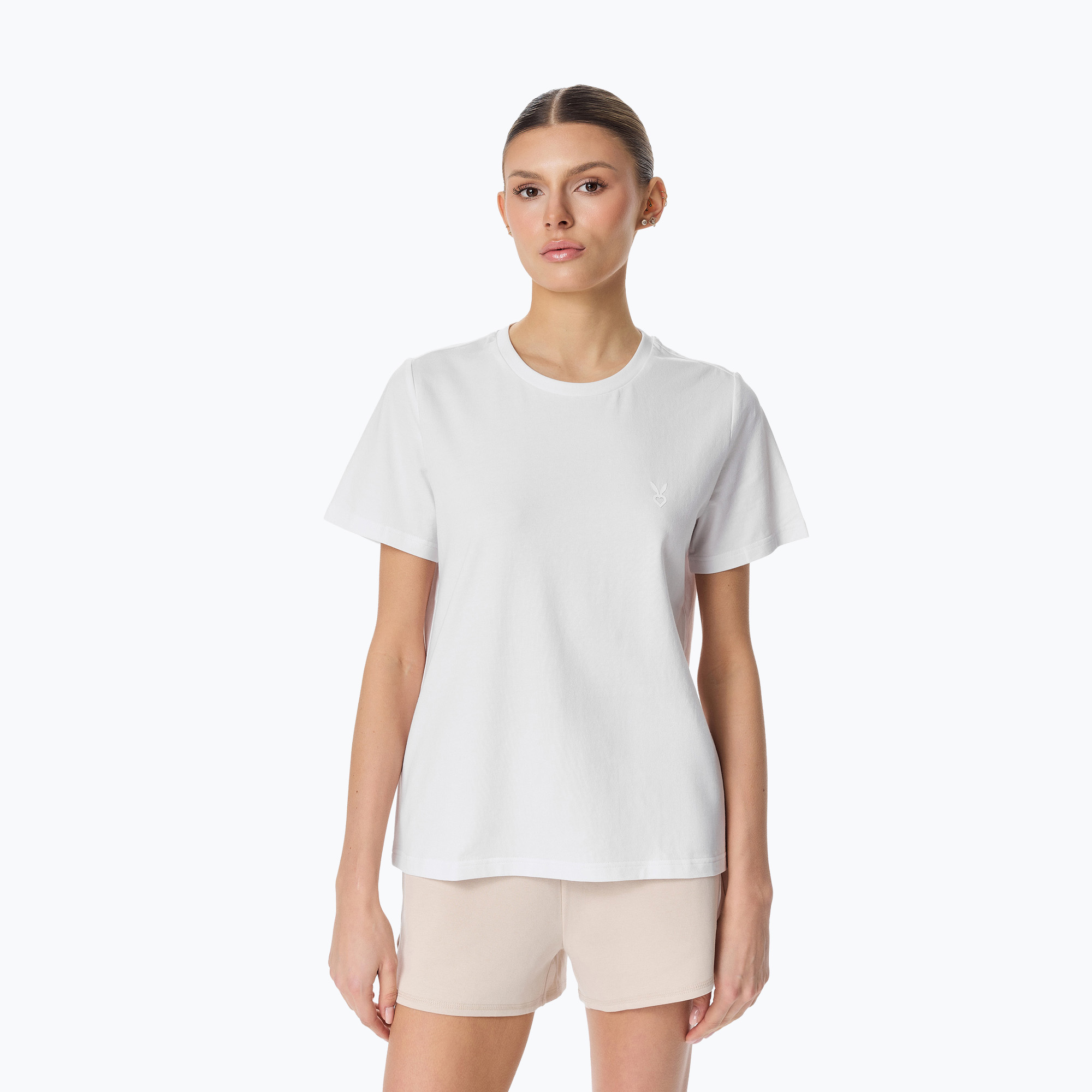 Tricou de antrenament pentru femei Cardio Bunny HCB-126-017 white