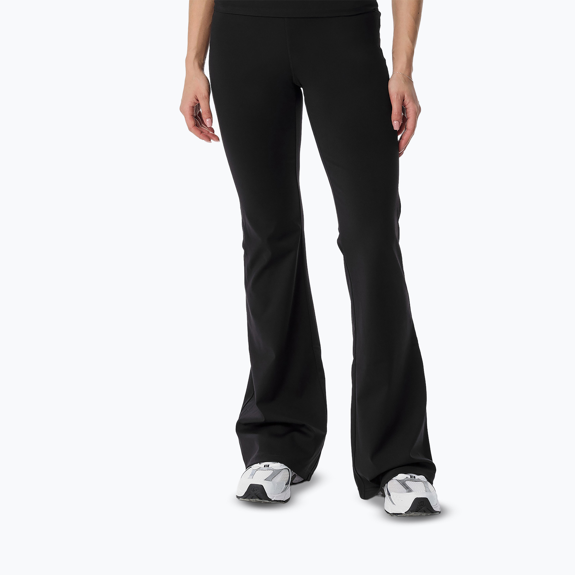 Legginsy treningowe damskie Cardio Bunny Flare czarny 