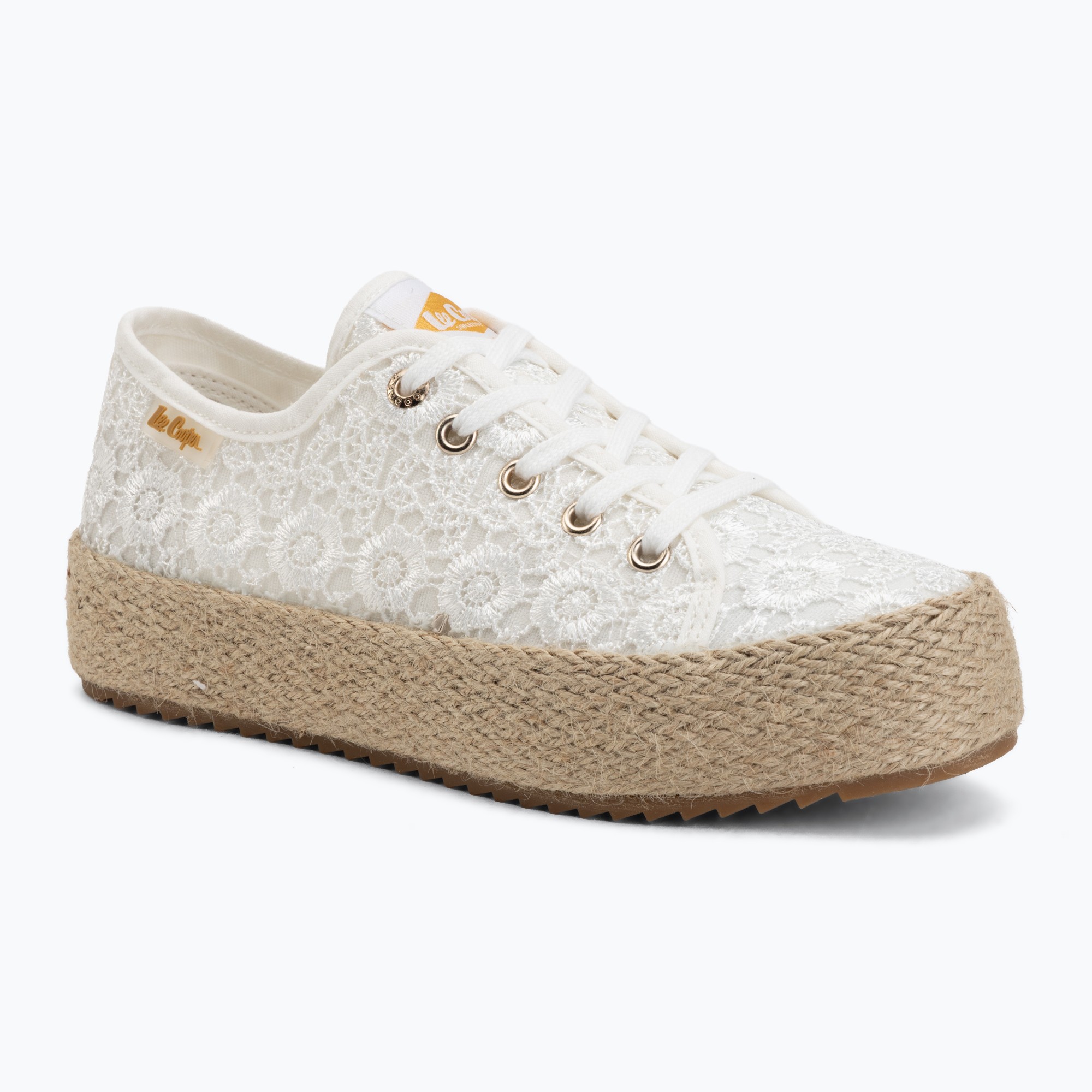 Espadryle damskie Lee Cooper LCW-26-31-4326LA white 