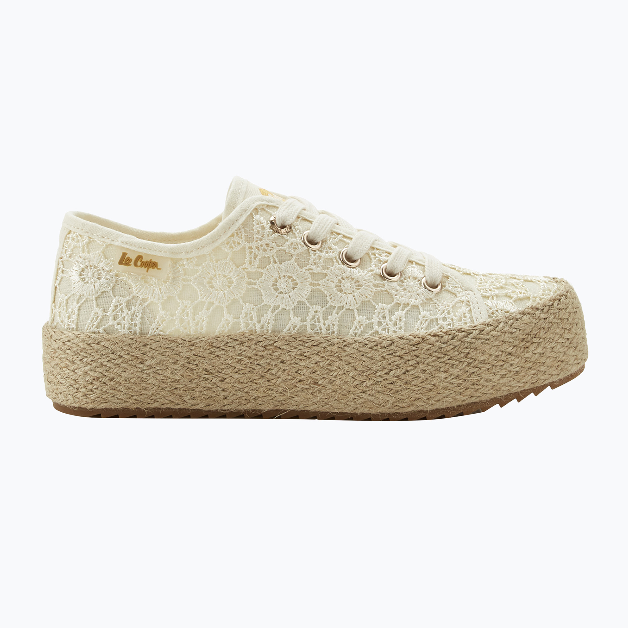 Espadryle damskie Lee Cooper LCW-26-31-4328LA beige 
