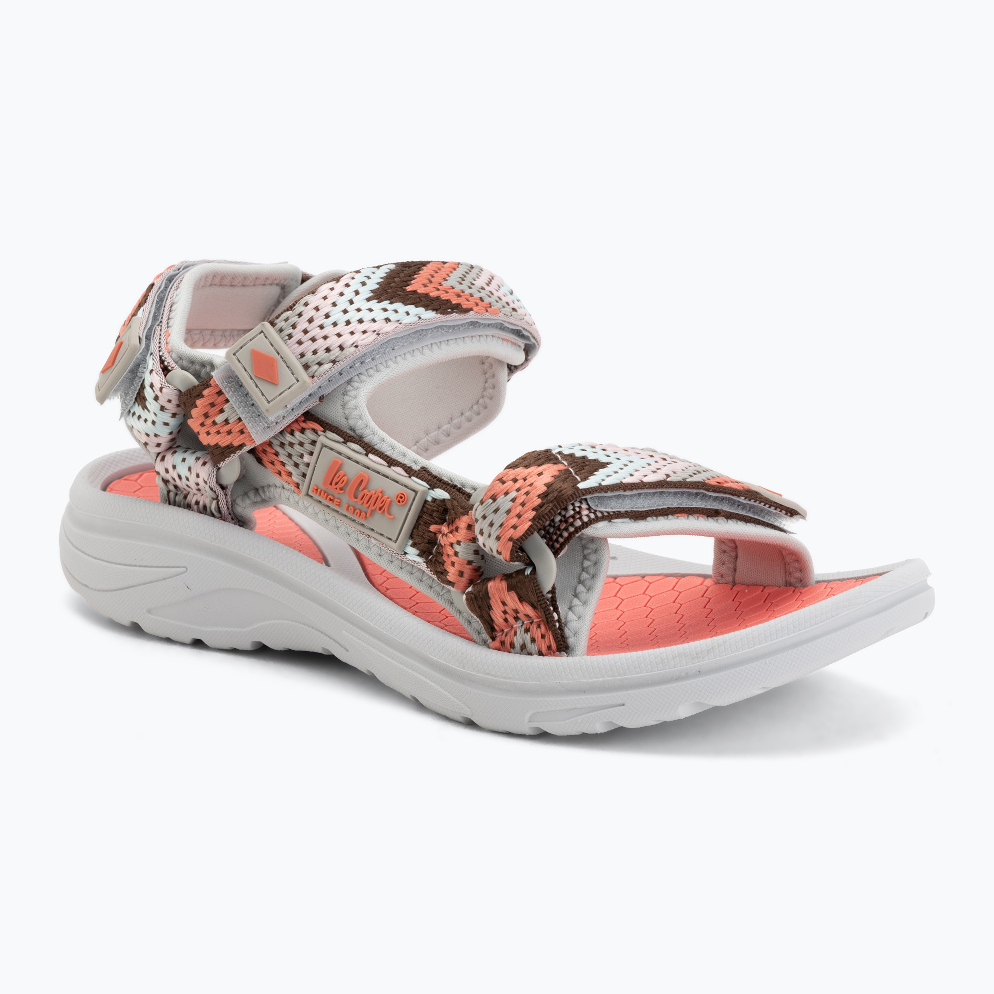 Дамски сандали Lee Cooper LCW-26-34-4428LA grey/coral