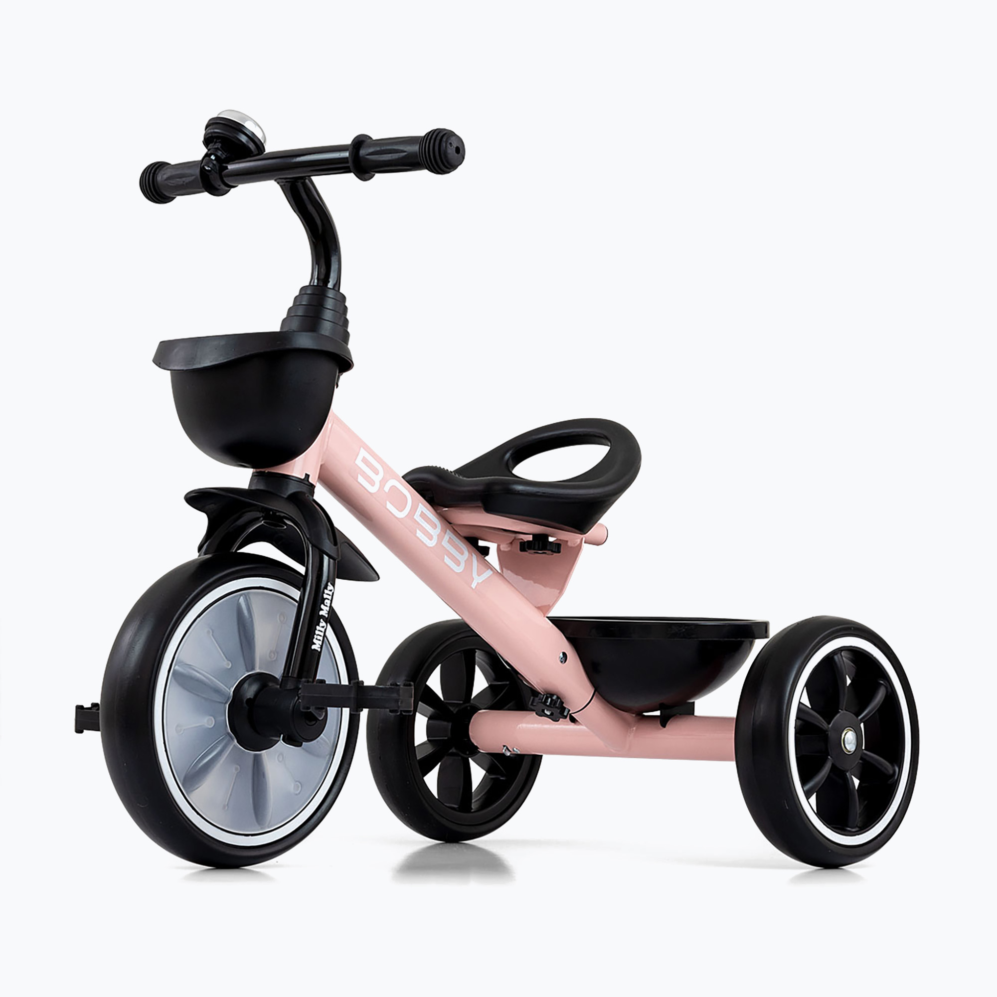 Триколесен велосипед без педали Milly Mally Bobby pink
