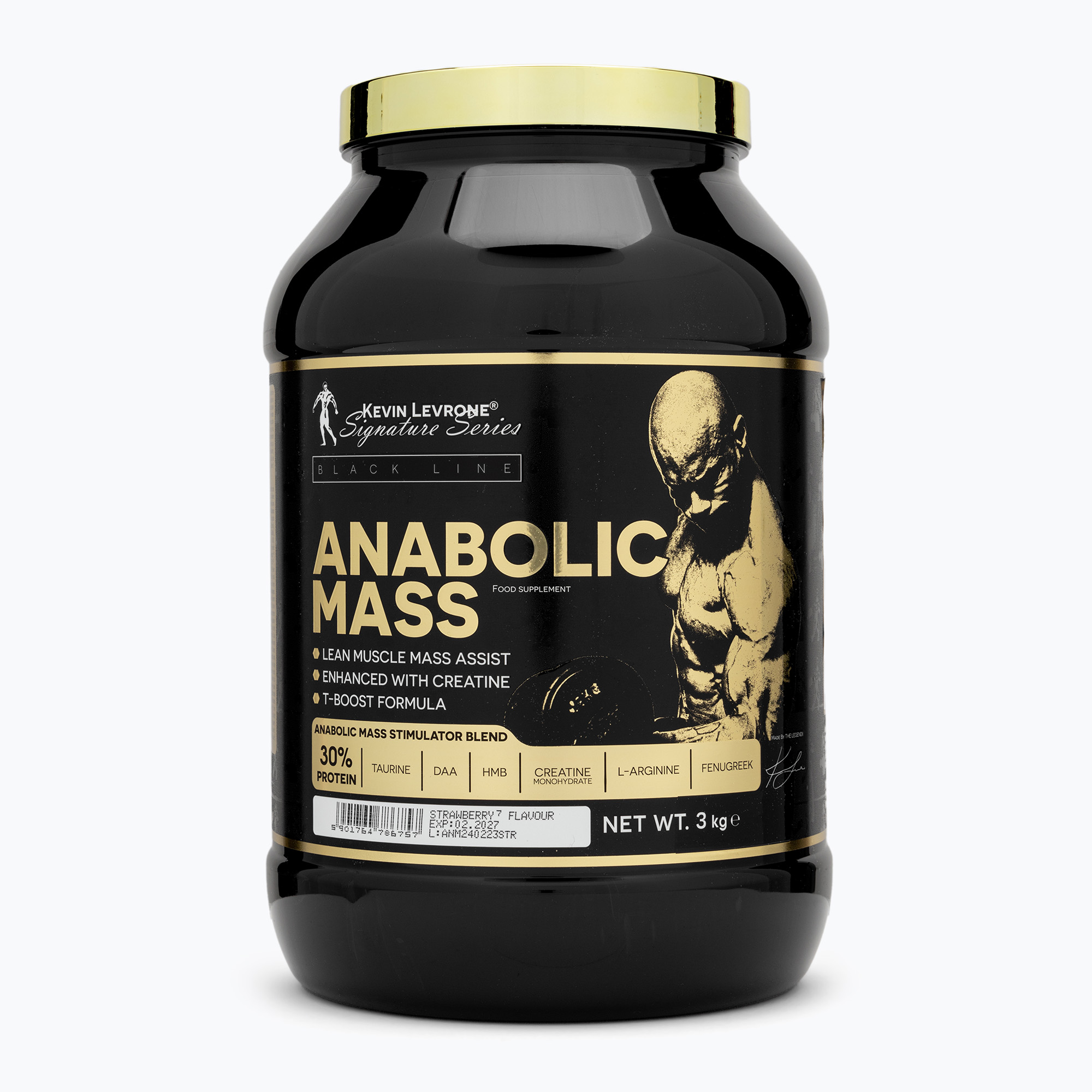 Gainer Fitness Authority Levrone Anabolikus tömeg 3 kg eper (Levrone Anabolic Mass KL-KLP000314R1.1)