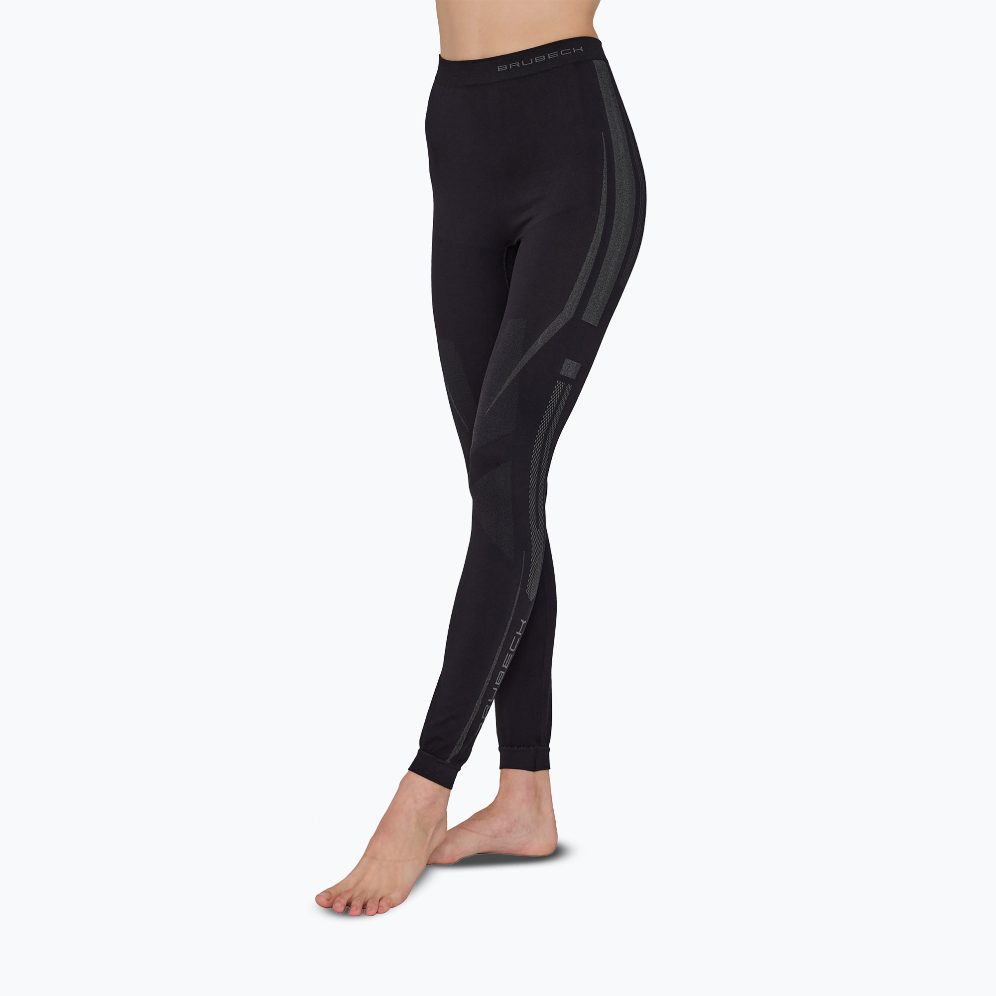 Spodnie termoaktywne damskie Brubeck Dry black/graphite | WYSYŁKA W 24H | 30 DNI NA ZWROT