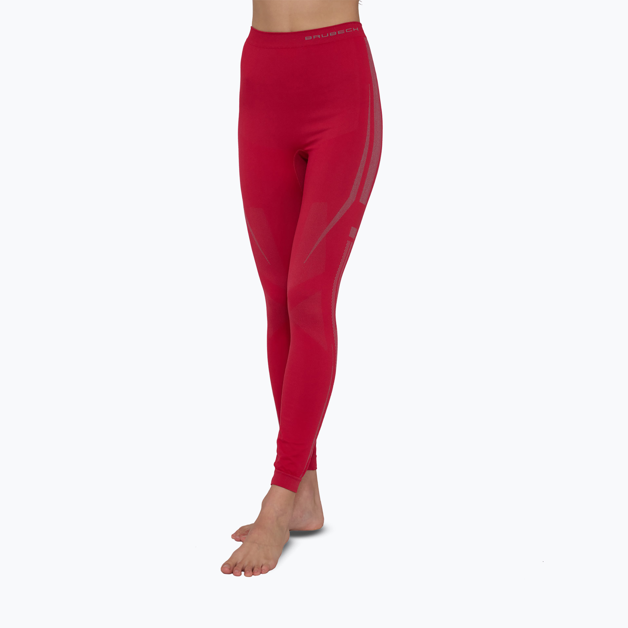 Spodnie termoaktywne damskie Brubeck Dry raspberry/gray | WYSYŁKA W 24H | 30 DNI NA ZWROT