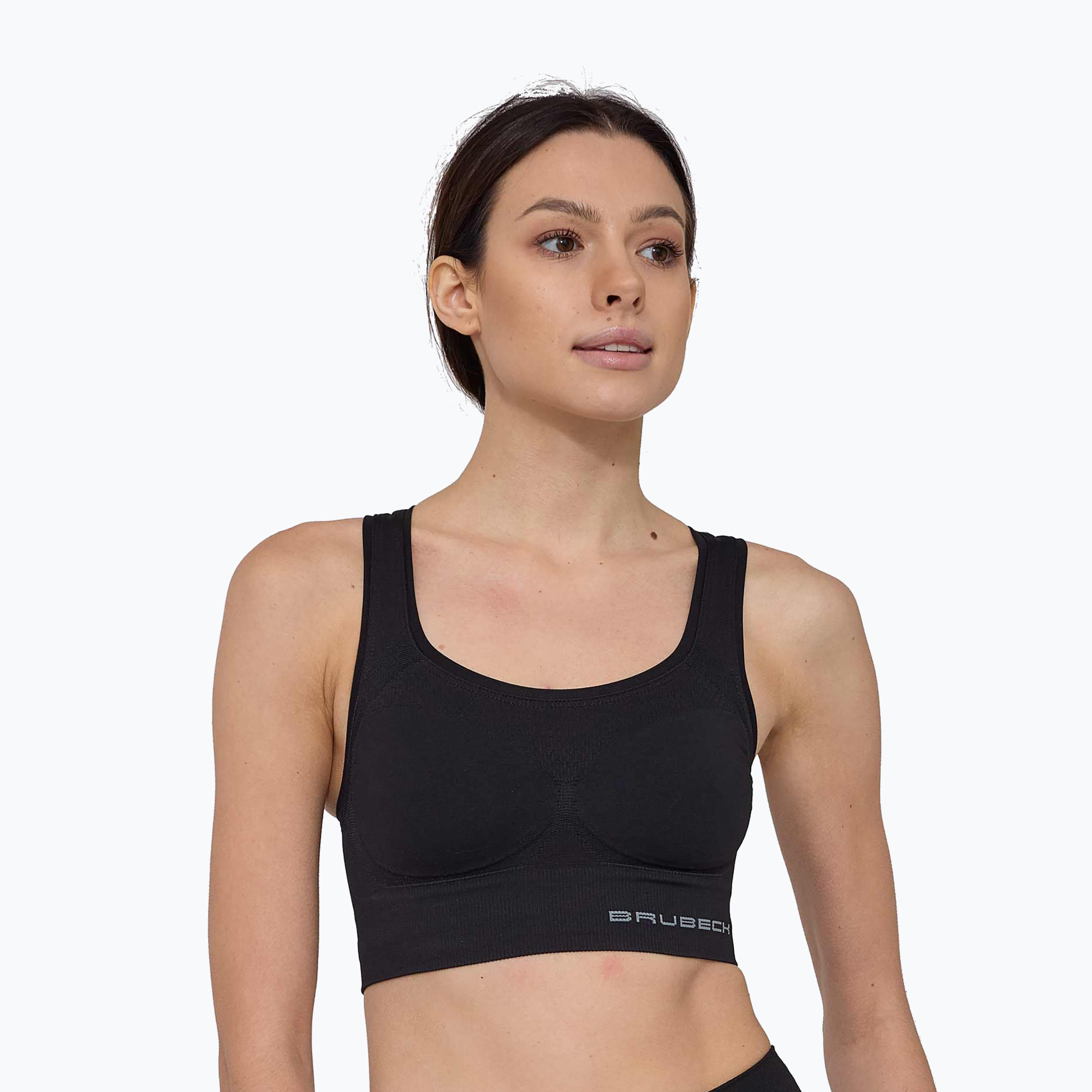 Biustonosz termoaktywny Brubeck Gym Crop black | WYSYŁKA W 24H | 30 DNI NA ZWROT