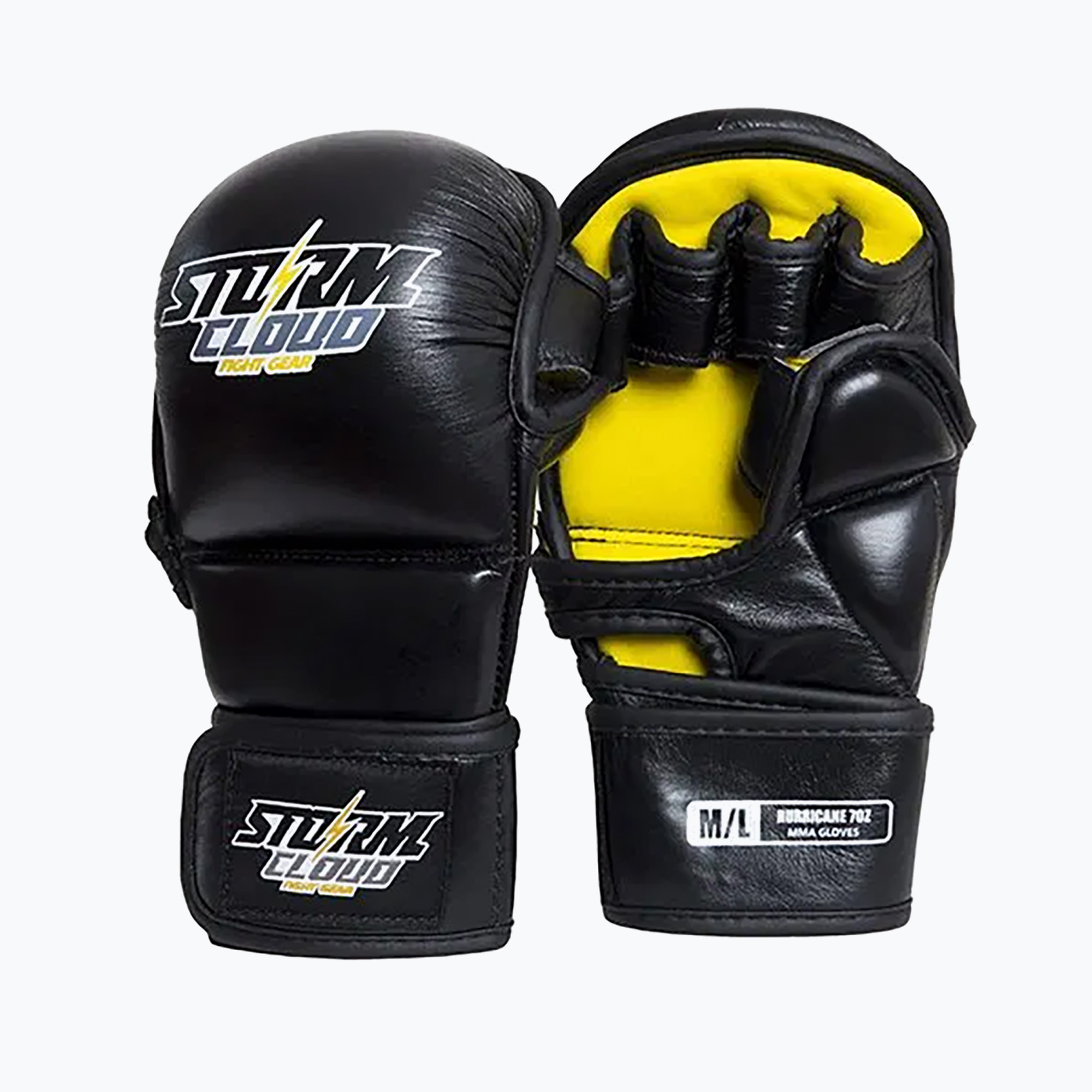 Ръкавици за граплинг StormCloud Hurricane black/yellow