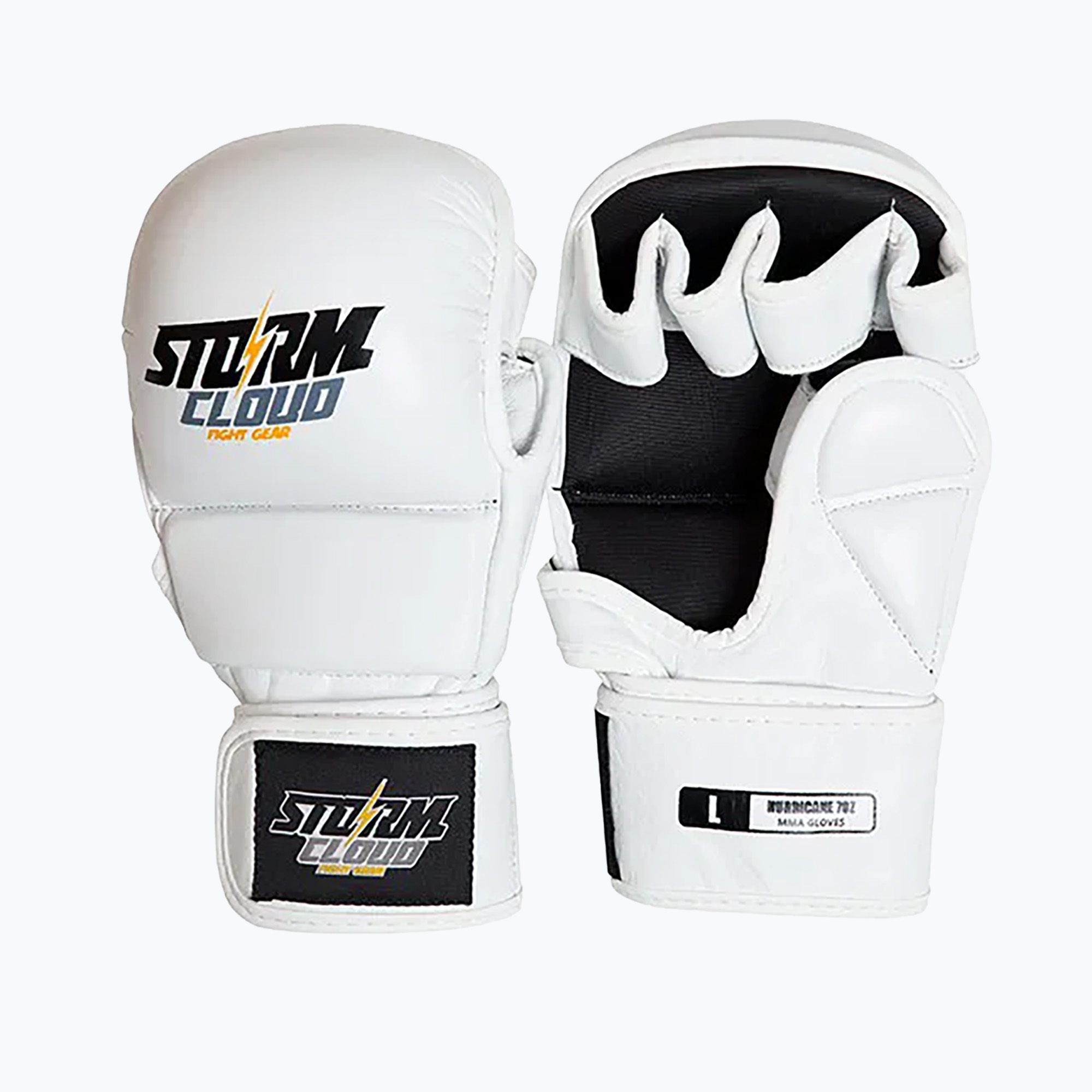 Rękawice grapplingowe StormCloud Hurricane white/black