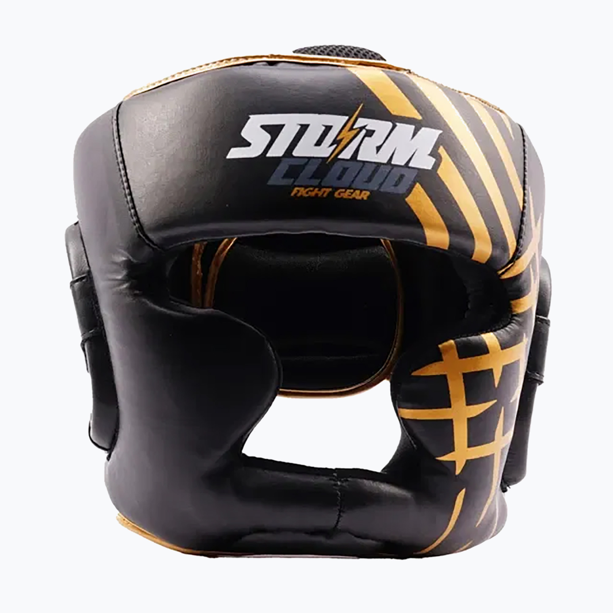 Kask bokserski StormCloud Lynx black/gold 