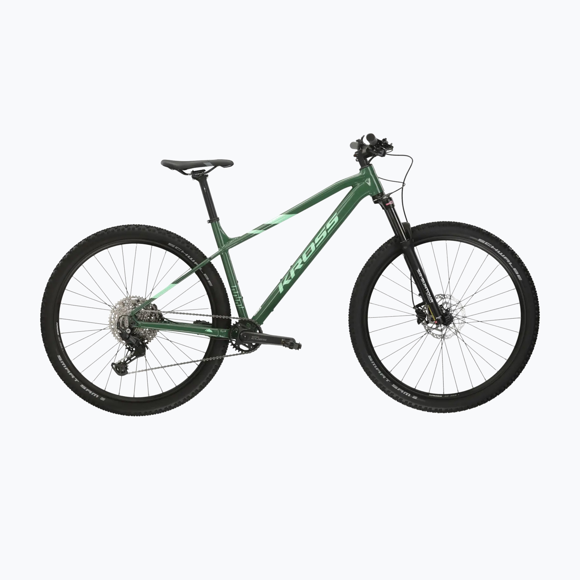 Hegyi kerékpár KROSS Level 5.0 green/gloss (Level 5.0 KRLV5Z29X17M007180)
