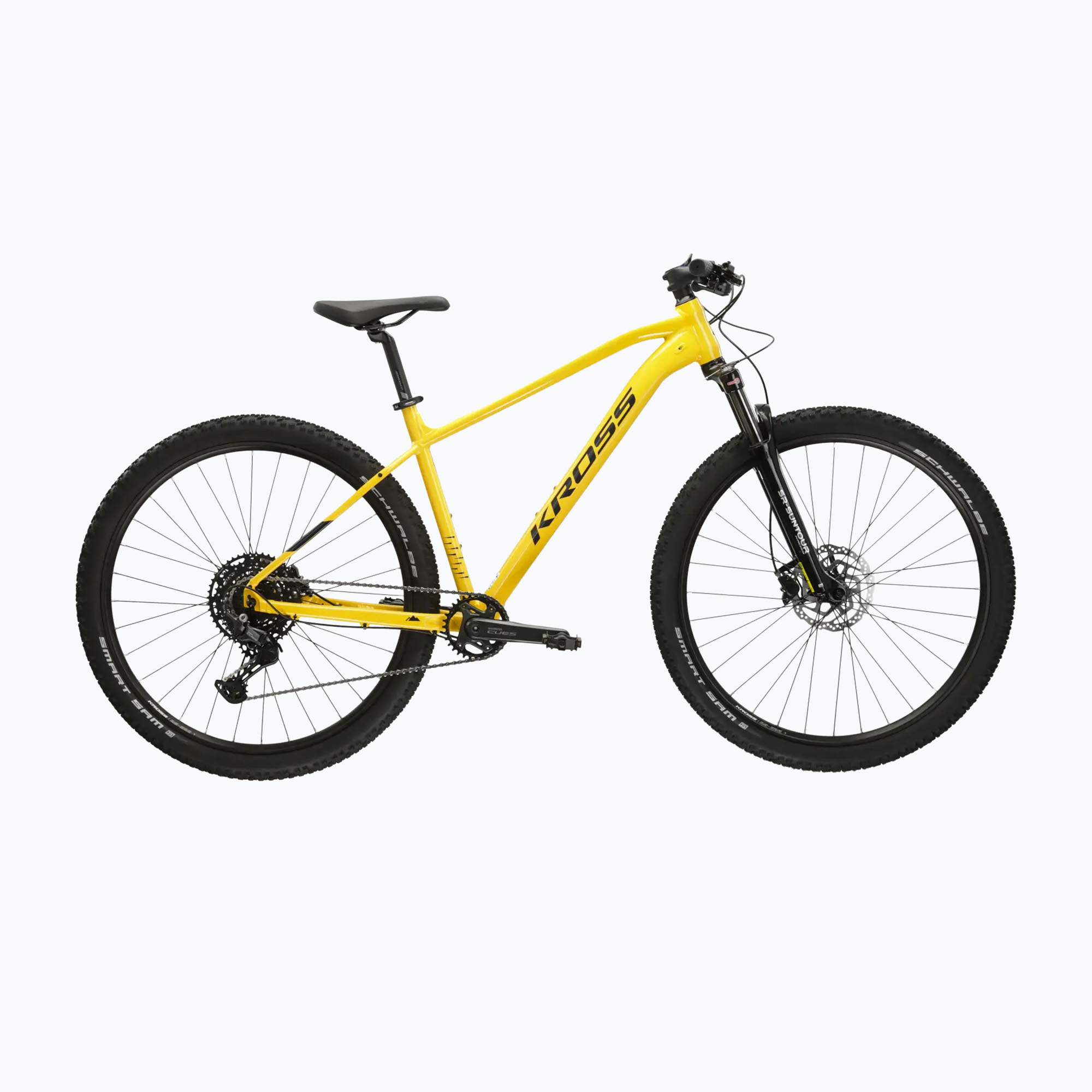 Horský bicykel KROSS Level 4.0 yellow/black/gloss (Level 4.0 KRLV4Z29X16M007055)