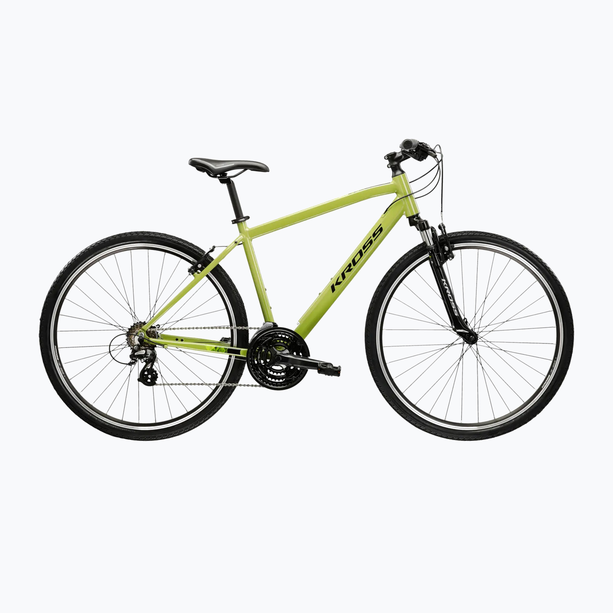 Cross kerékpár KROSS Evado 2.0 khaki/black/gloss (Evado 2.0 KREV2Z28X19M007934)
