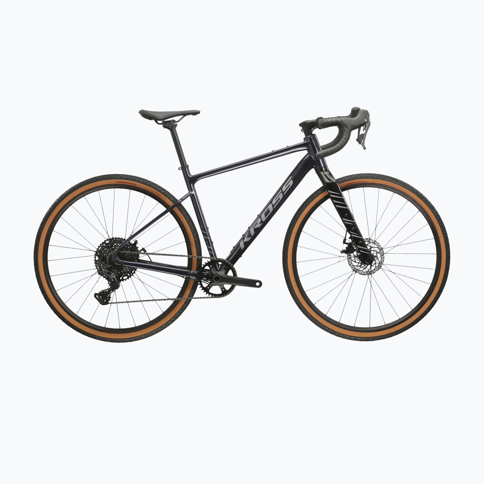 Gravel kerékpár KROSS Esker 2.0 navy/grey/gloss (Esker 2.0 KREK2Z28X17M007909)