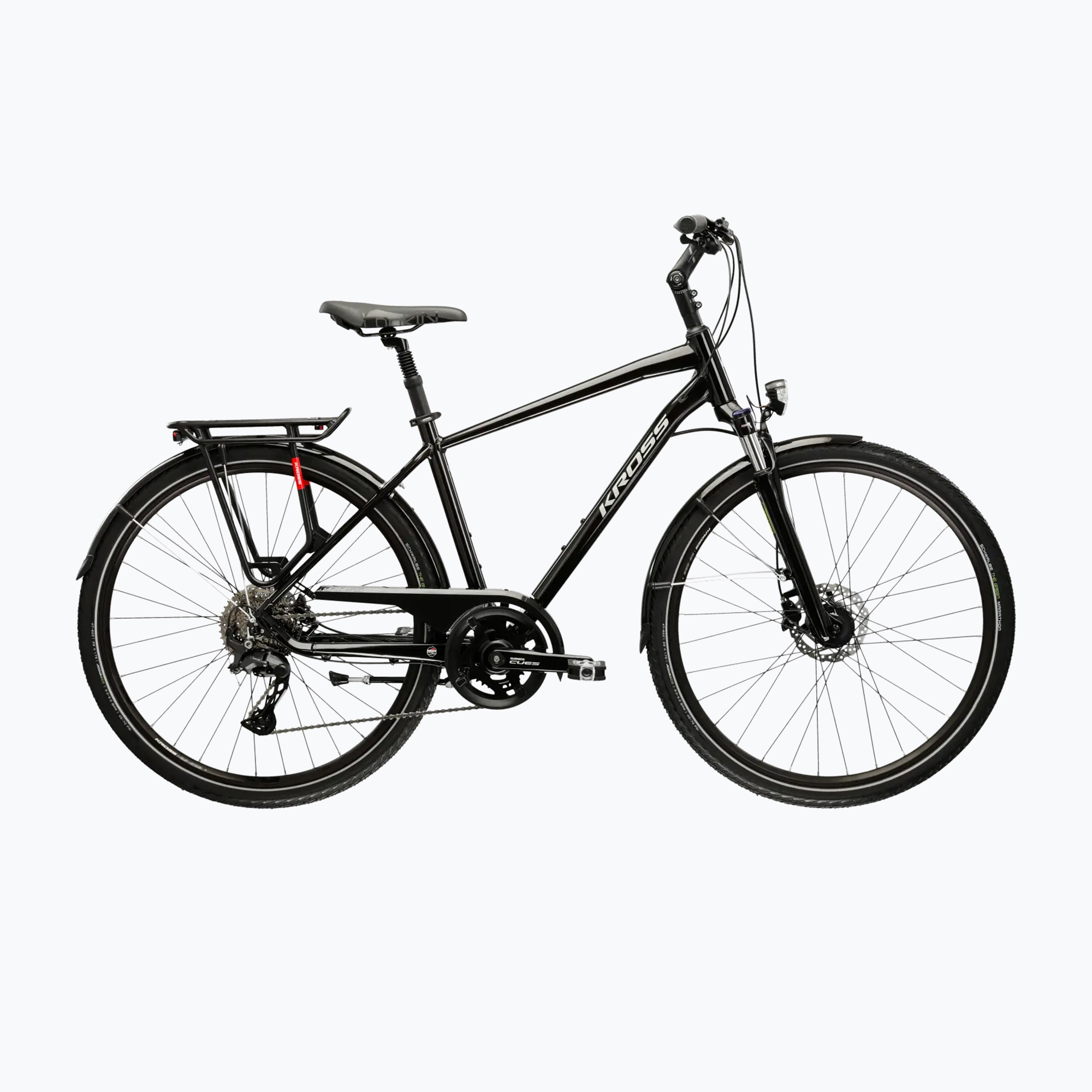 Férfi trekking kerékpár KROSS Trans 7.0 black/silver/gloss (Trans 7.0 KRTR7Z28X19M008244)