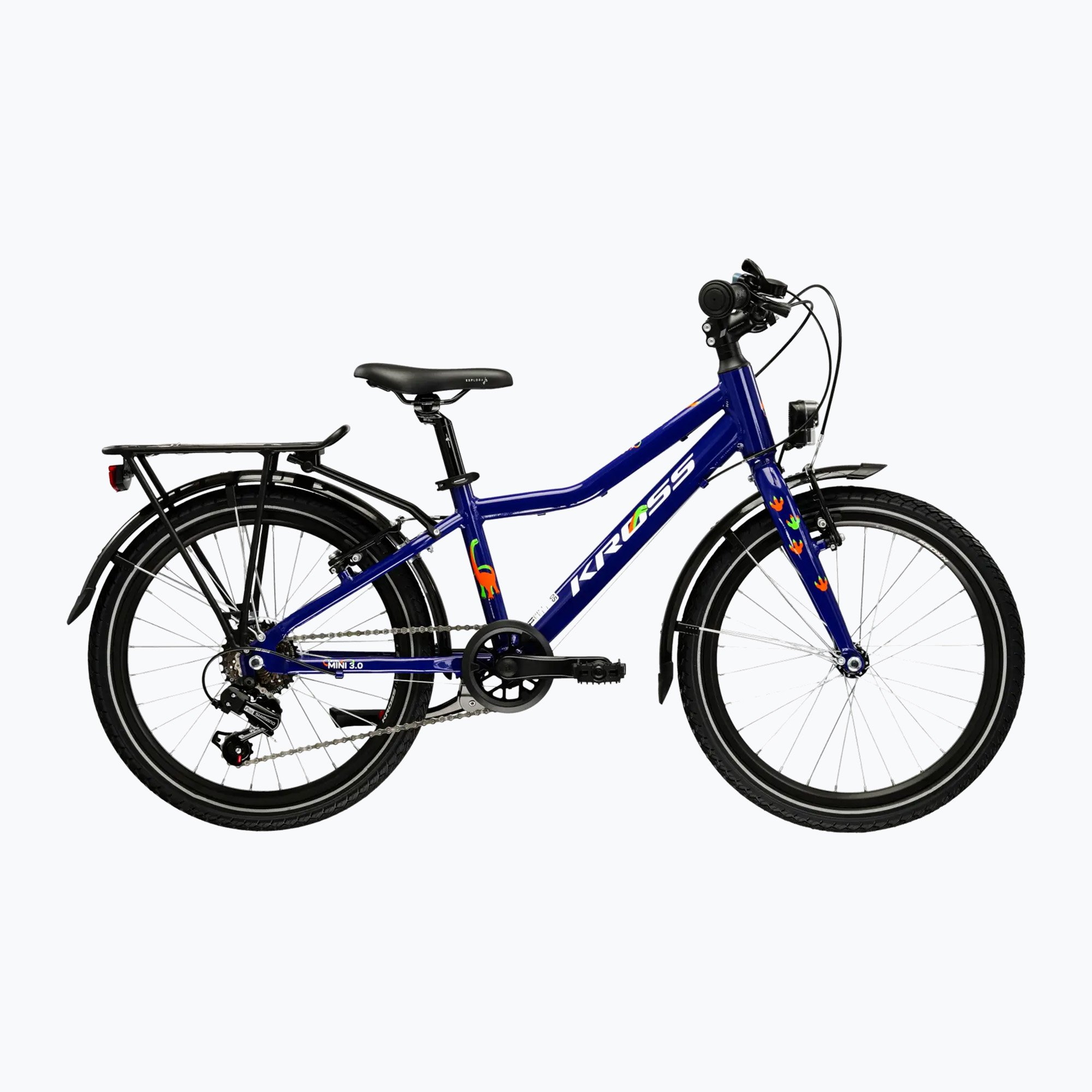 Gyermekkerékpár KROSS Level Mini 3.0 Eq navy blue/white/gloss (Level Mini 3.0 Eq KRLVME20X11M008220)