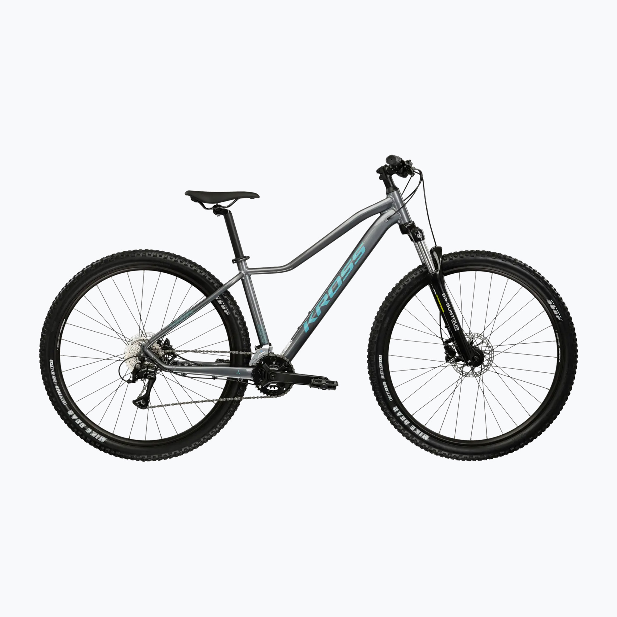 Dámsky horský bicykel KROSS Lea 4.0 In 29 grey/turquoise/gloss