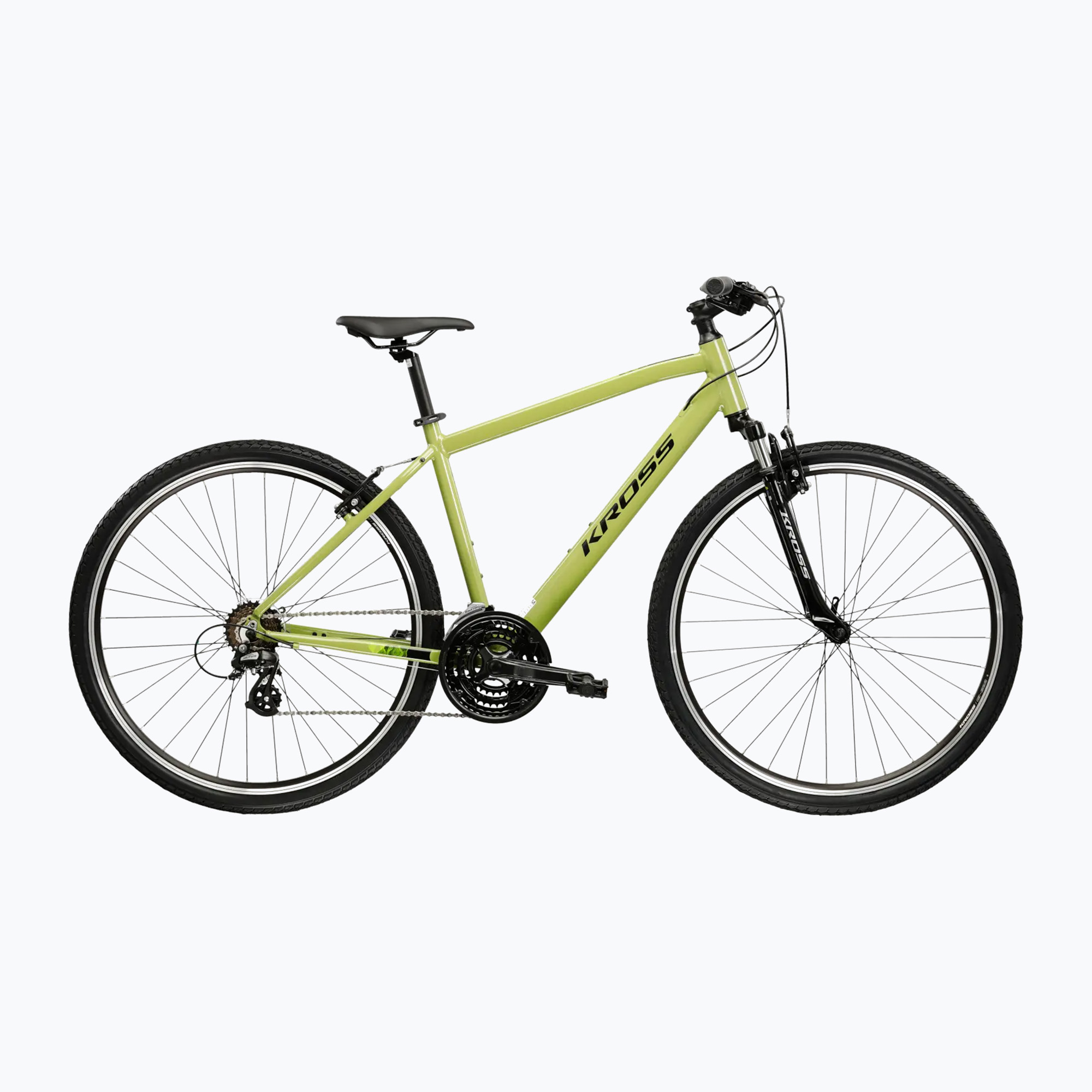 Krosový bicykel KROSS Evado 2.0 khaki/black (Evado 2.0 KREV2Z28X19M008917)