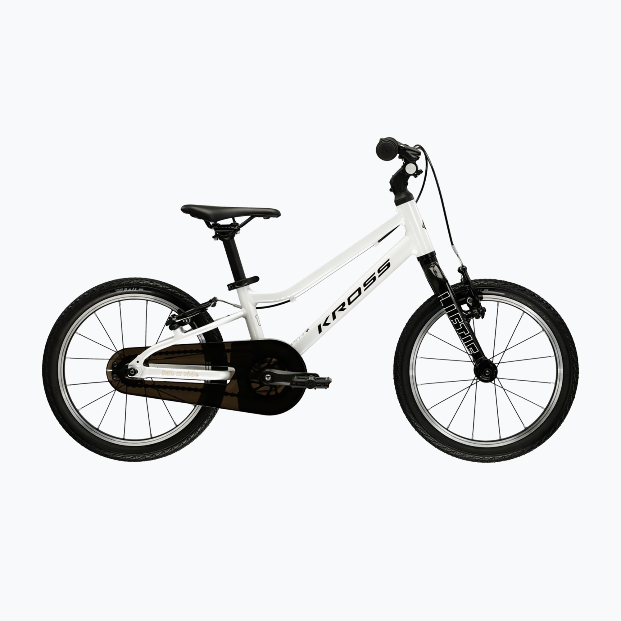 Gyermekkerékpár KROSS Liftie 16 white/black/gloss (Liftie 16 KRLFXX16X08U009307)