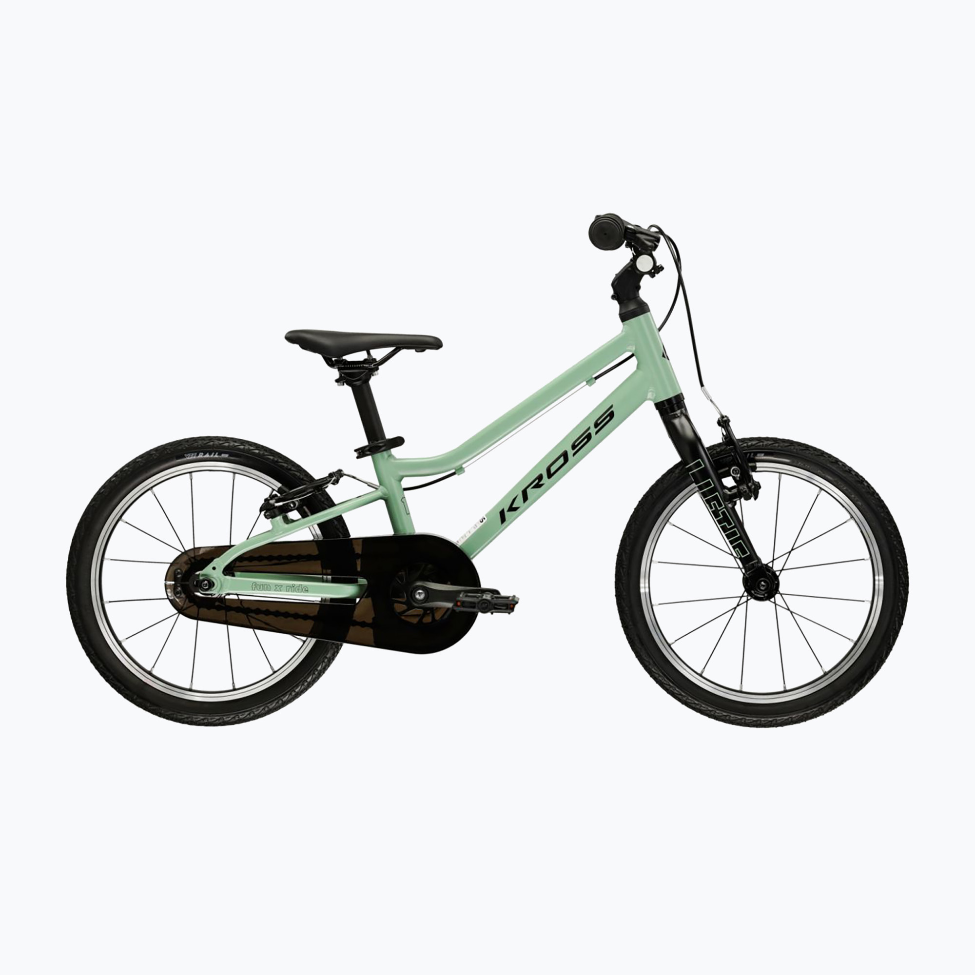 Gyermekkerékpár KROSS Liftie 16 green/black/matte (Liftie 16 KRLFXX16X08U009306)