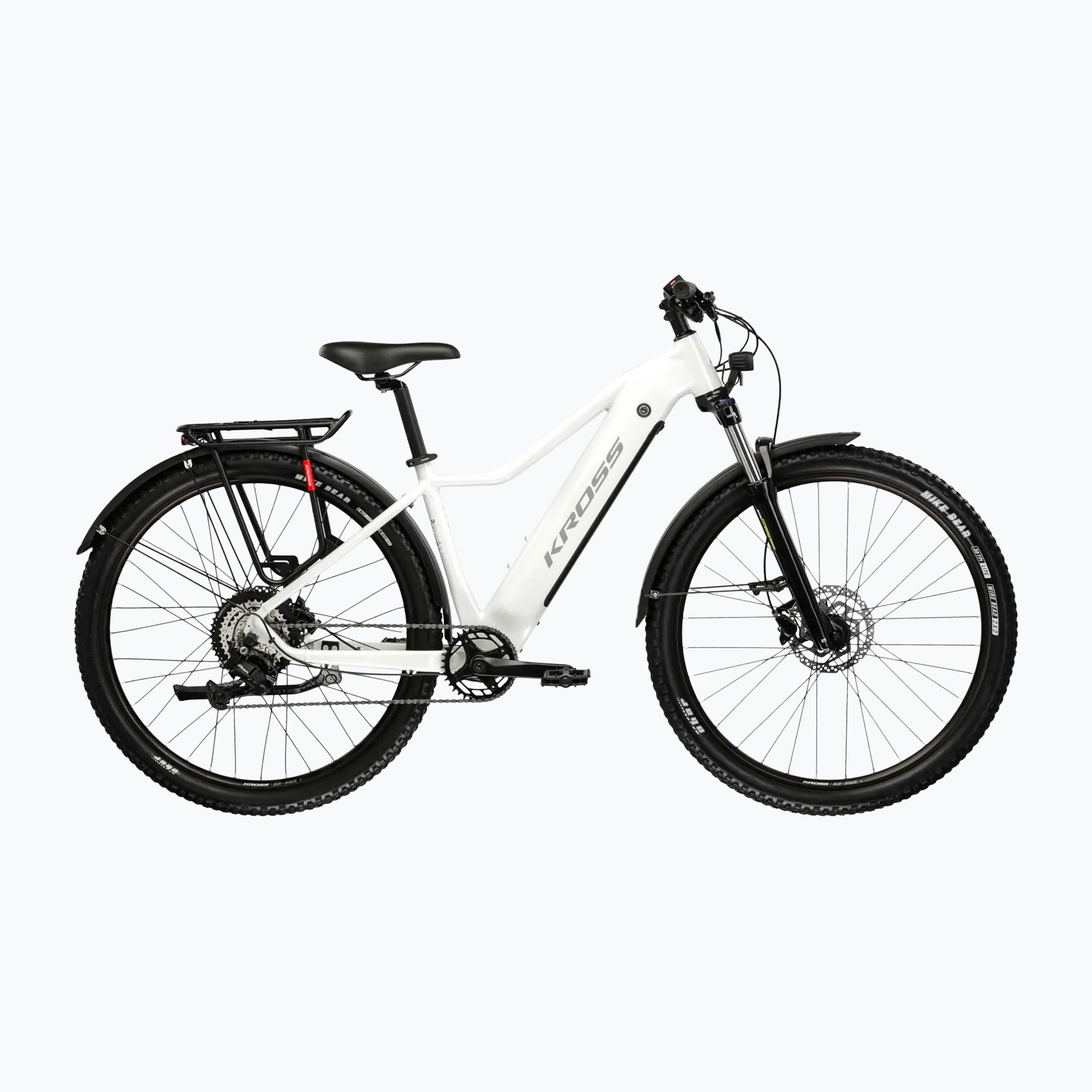 Női elektromos kerékpár KROSS Influx Hyb 5.0 W 27.5 el. 800 Wh silver/blue/gloss (Influx Hyb 5.0 800 W 27.5 el. KRIX5Z27X15W009644)