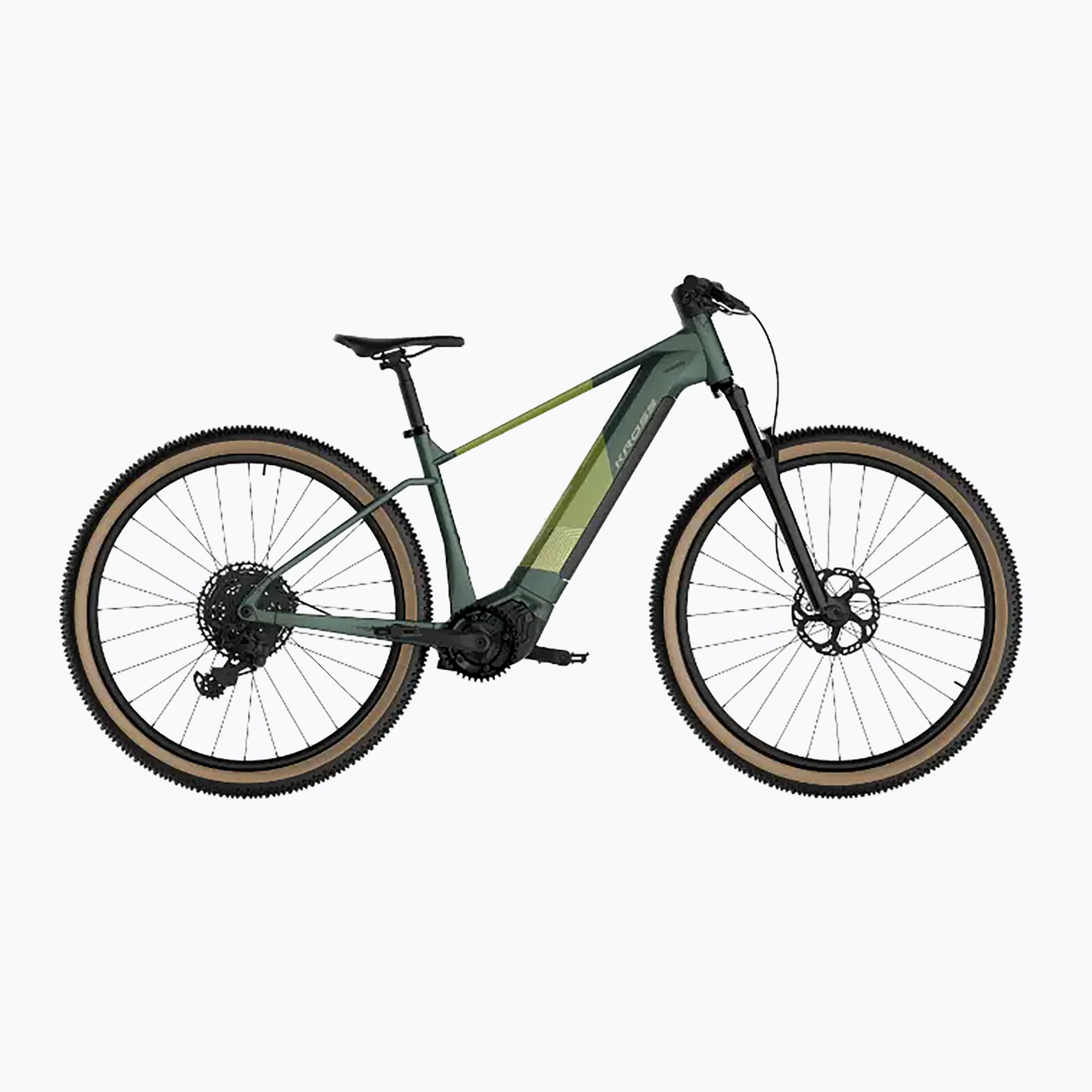 Elektrický bicykel KROSS Influx Hyb 4.0 29 el. 800 Mh green/khaki/matte (Influx Hyb 4.0 800 29 el. KRIX4Z29X16M009613)