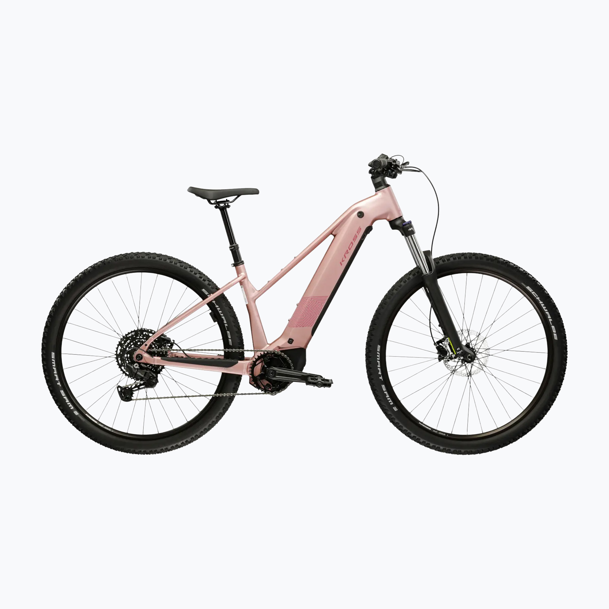 Dámsky elektrický bicykel KROSS Influx Hyb 3.0 29 el. 800 Wh pink/burgundy/matte (Influx Hyb 3.0 800 W 29 el. KRIX3Z29X16W009541)