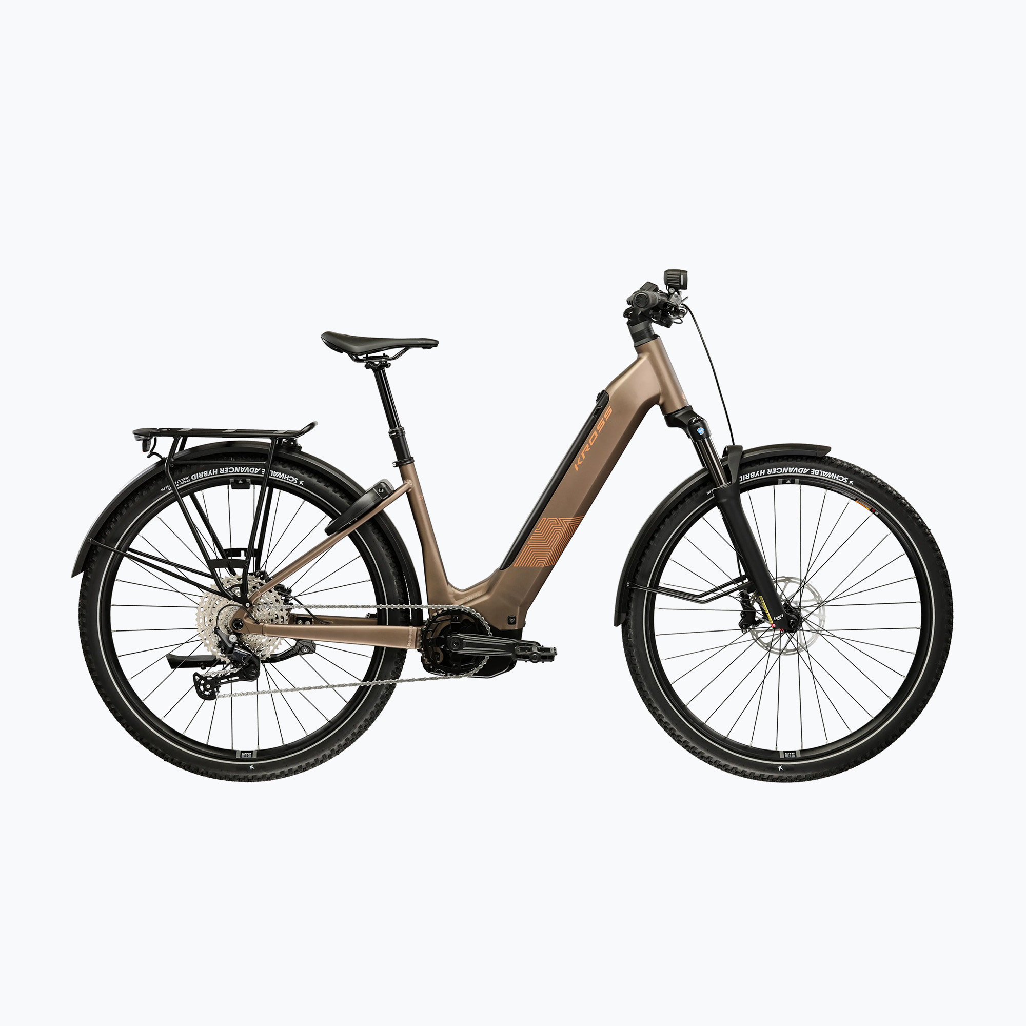 Elektromos kerékpár KROSS Influx Suv Hybrid 4.0 800 27.5 el. grey/copper/matte (Influx Suv Hyb 4.0 800 27.5 el. KRIS4Z27X15U009630)