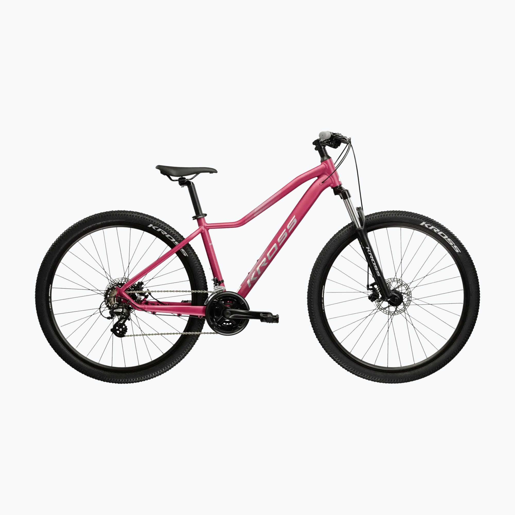 Női mountain bike KROSS Lea 2.0 In 29 pink/silver/matte (Lea 2.0 W KRLE2Z29X17W009869)