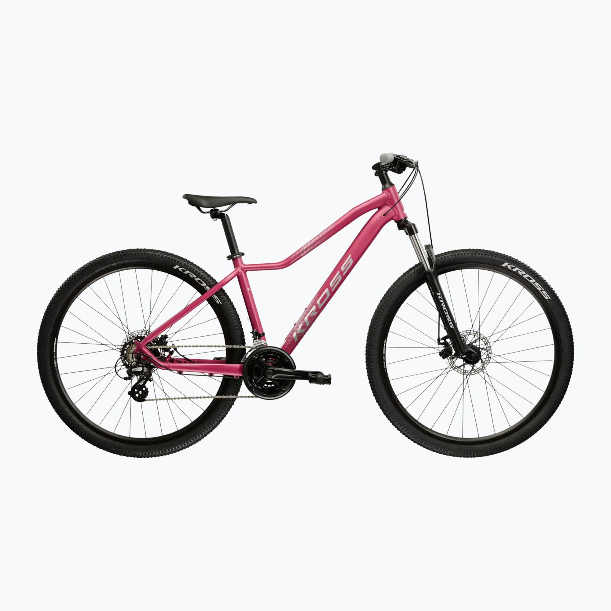 Női mountain bike KROSS Lea 2.0 In 27.5 pink/silver/matte (Lea 2.0 W KRLE2Z27X14W009863)