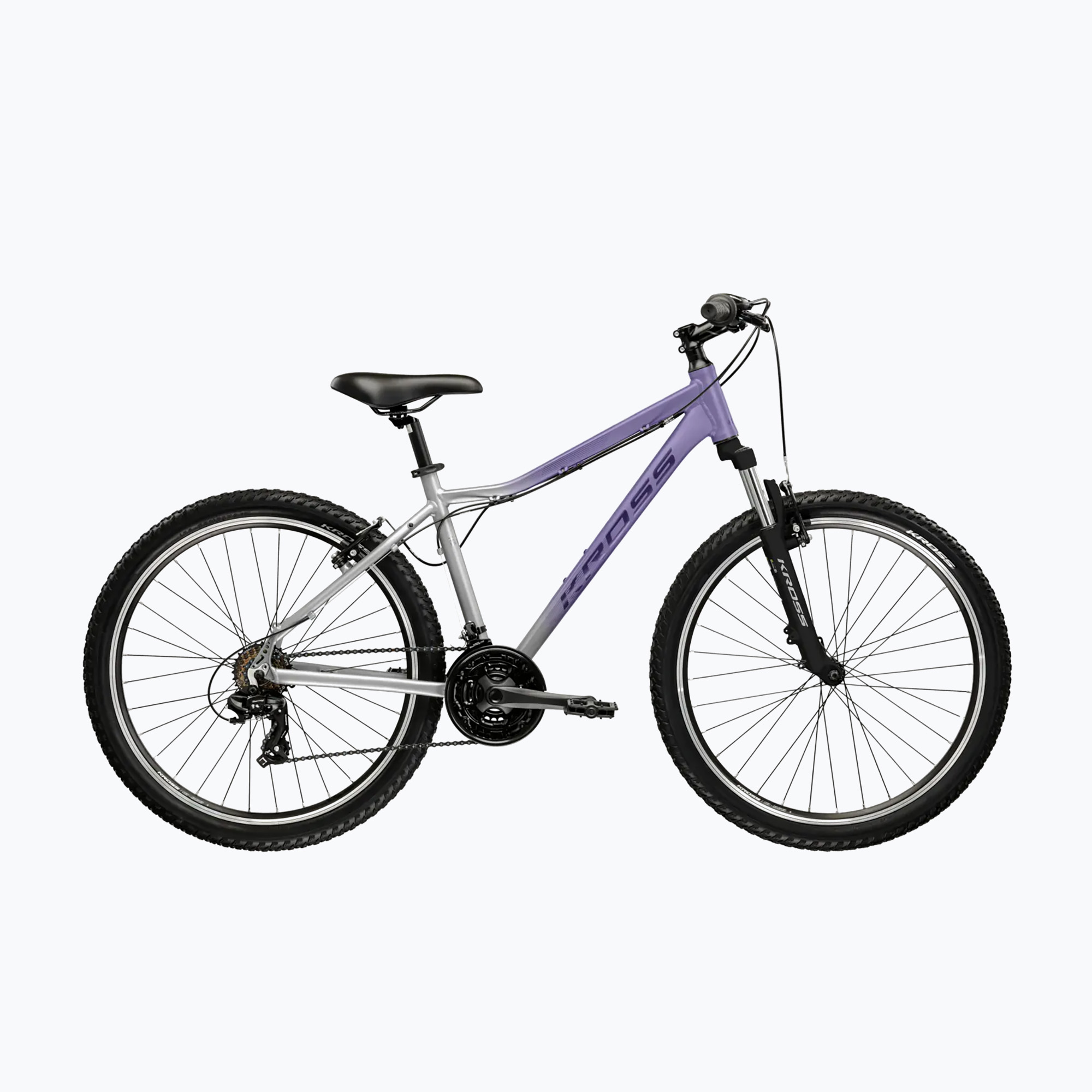 Дамски планински велосипед KROSS Lea X100 purple/silver/matte