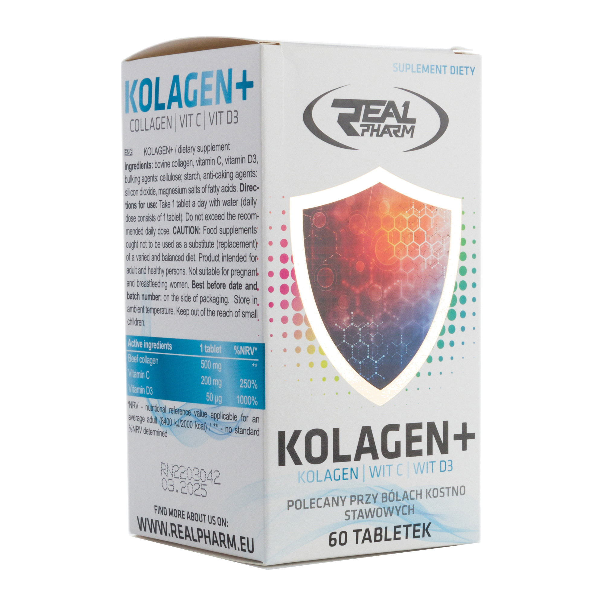 Real Pharm Collagen+ (60 tabl.) (Colagen+ 707468)