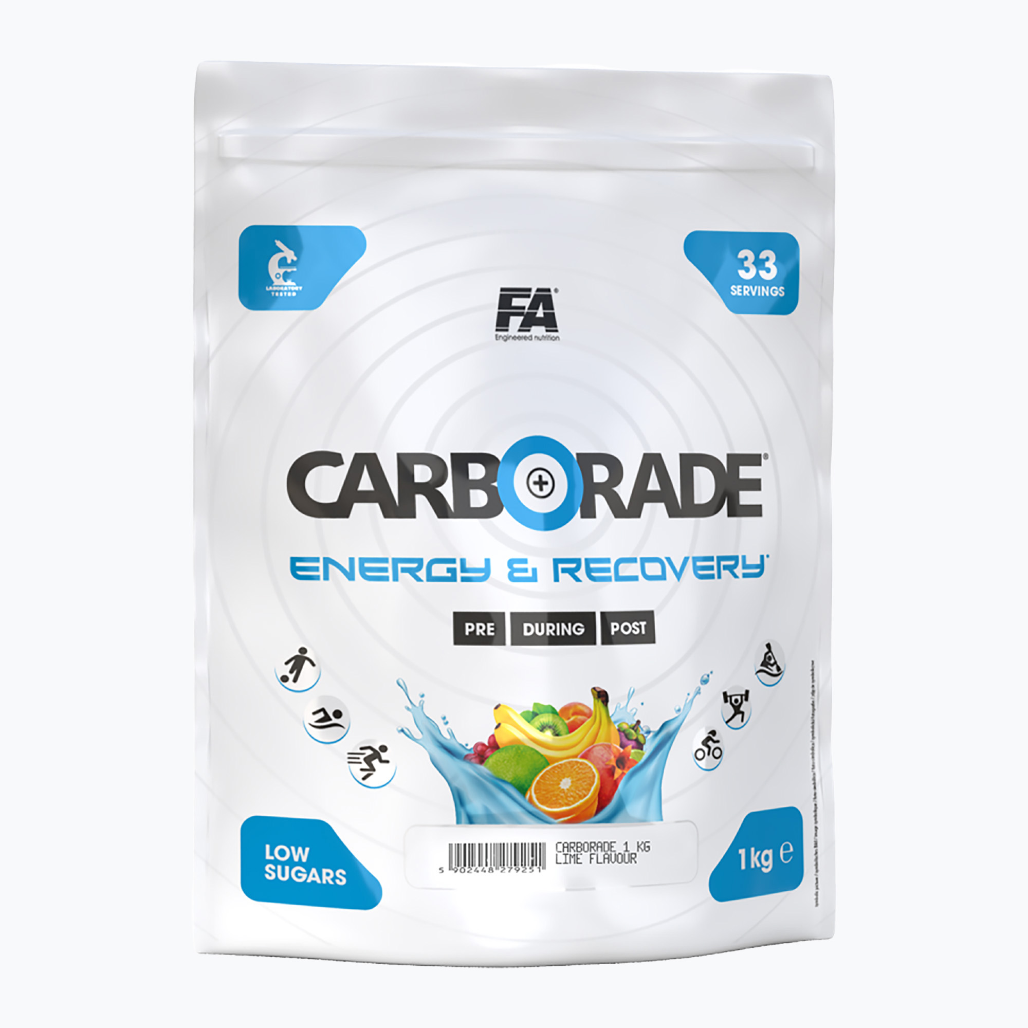 Carbohidrați Fitness Authority Carborade 1 kg lemon (Carborade FA-CLP000047)