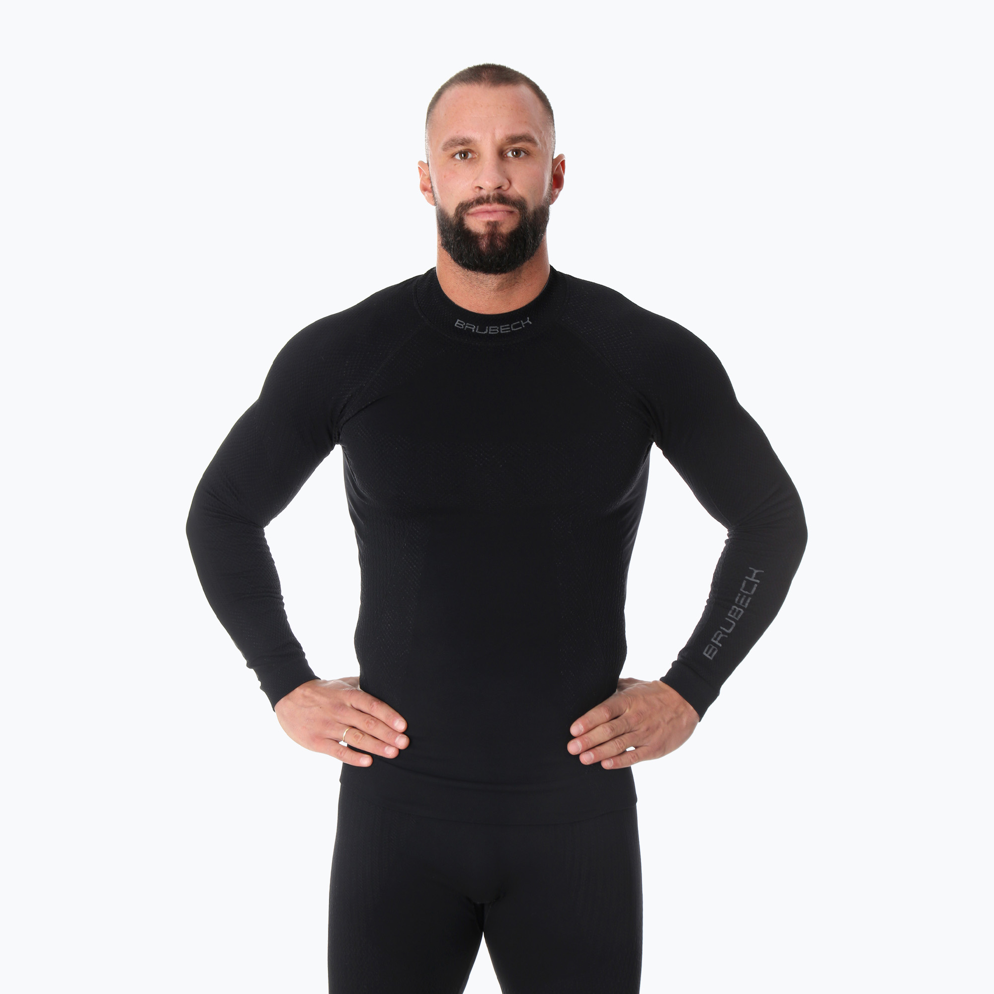 Bluza termoaktywna męska Brubeck Extreme Thermo czarny | WYSYŁKA W 24H | 30 DNI NA ZWROT