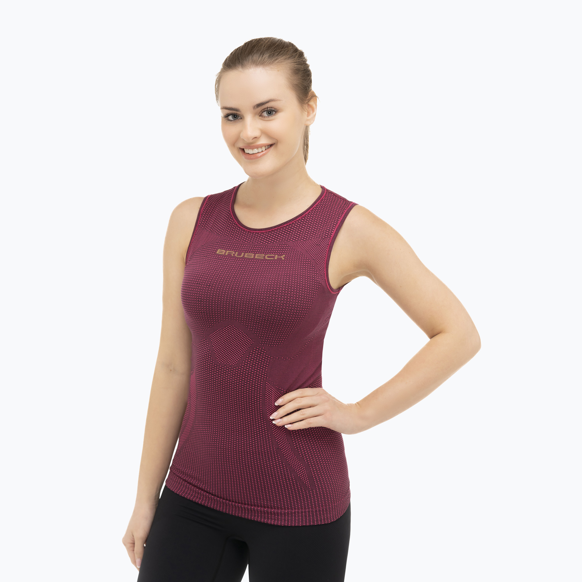 Ladies' Brubeck 3D Pro T-shirt fuchsia