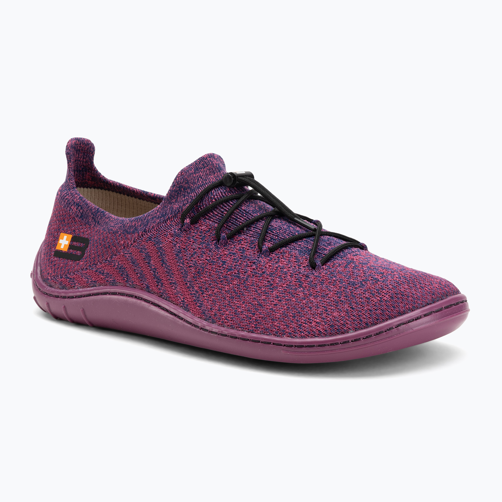 Buty barefoot damskie Brubeck Barefoot Merino śliwkowy/fuksjowy 