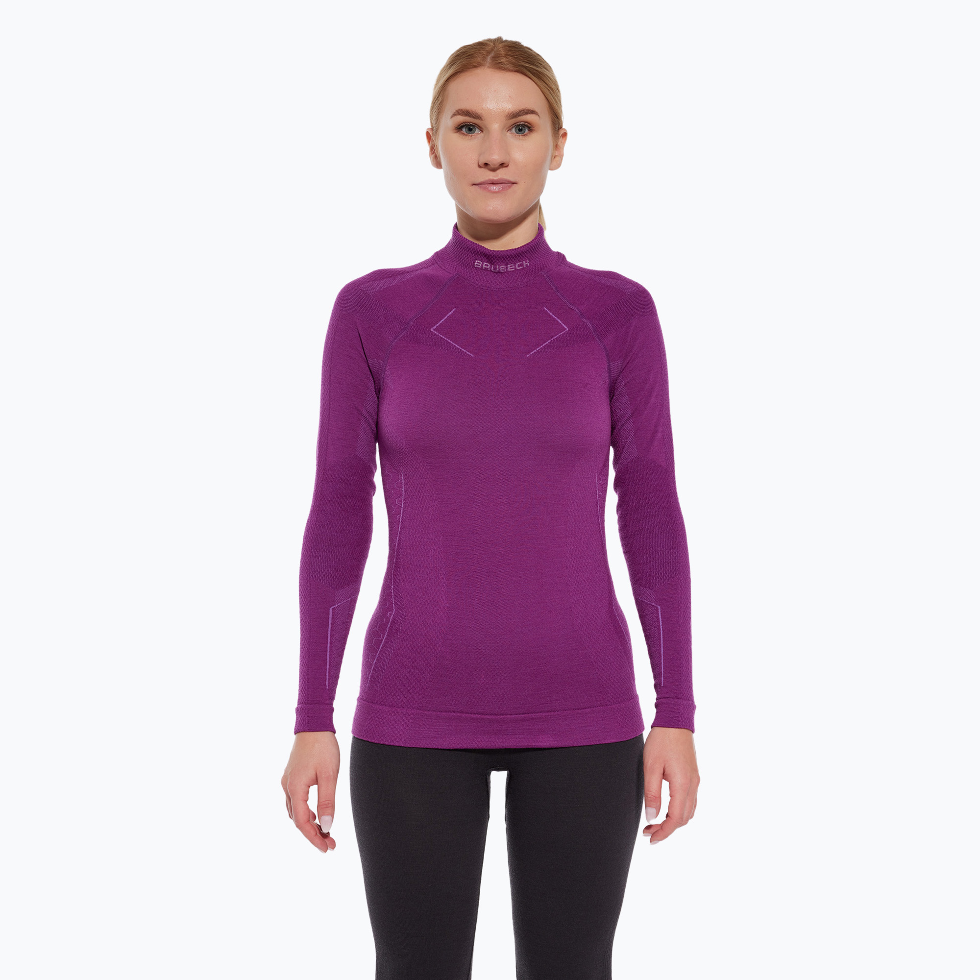 Bluza termoaktywna damska Brubeck Extreme Merino fuksjowy | WYSYŁKA W 24H | 30 DNI NA ZWROT