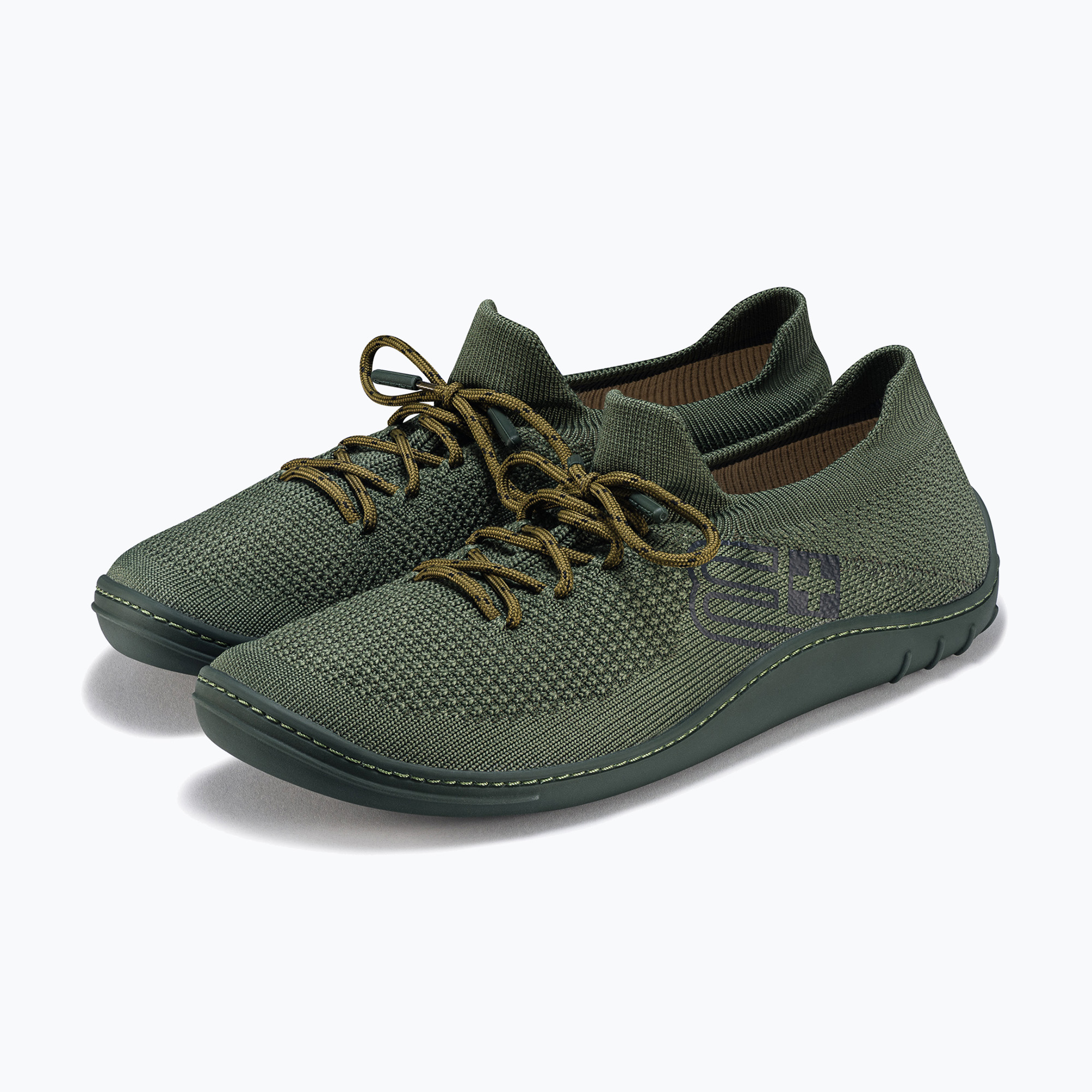 Buty barefoot męskie Brubeck SH5009M Barefoot Merino khaki/khaki 