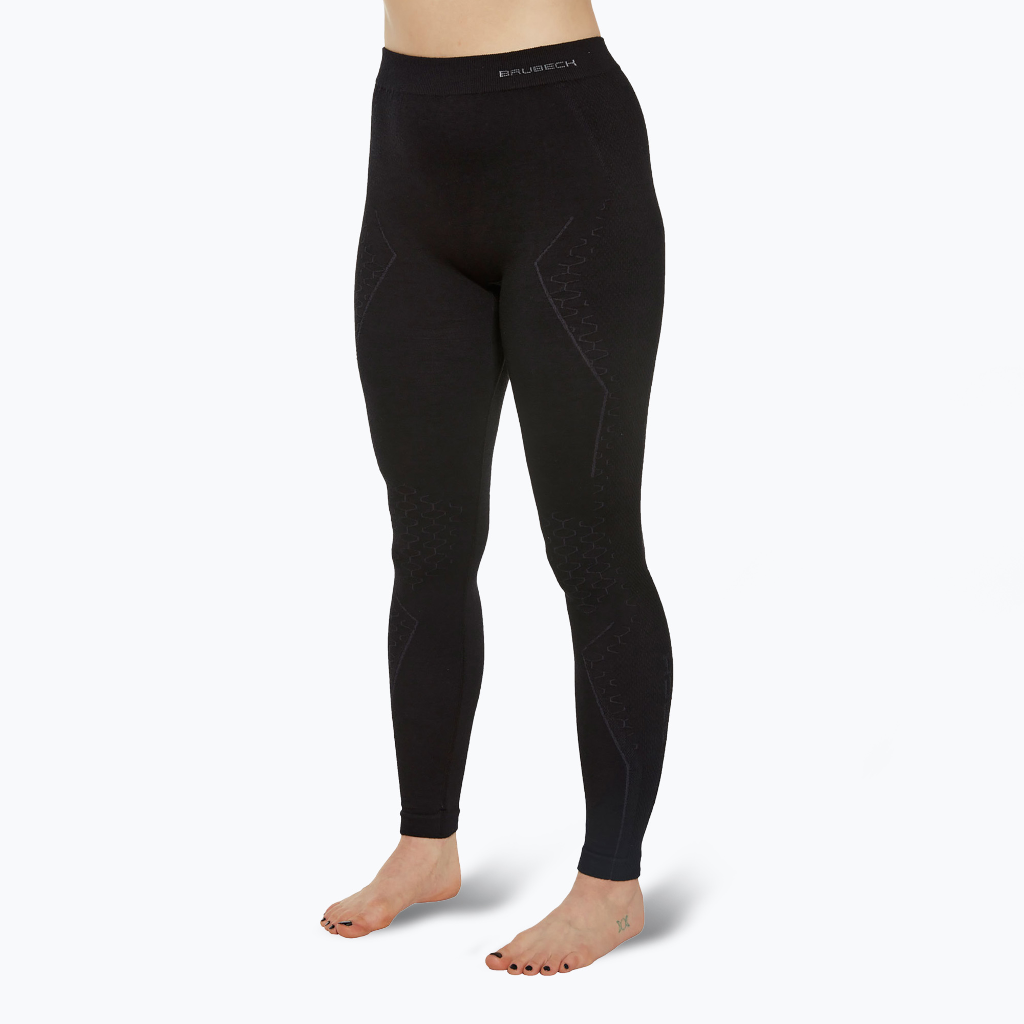Spodnie termoaktywne damskie Brubeck Extreme Merino czarny | WYSYŁKA W 24H | 30 DNI NA ZWROT