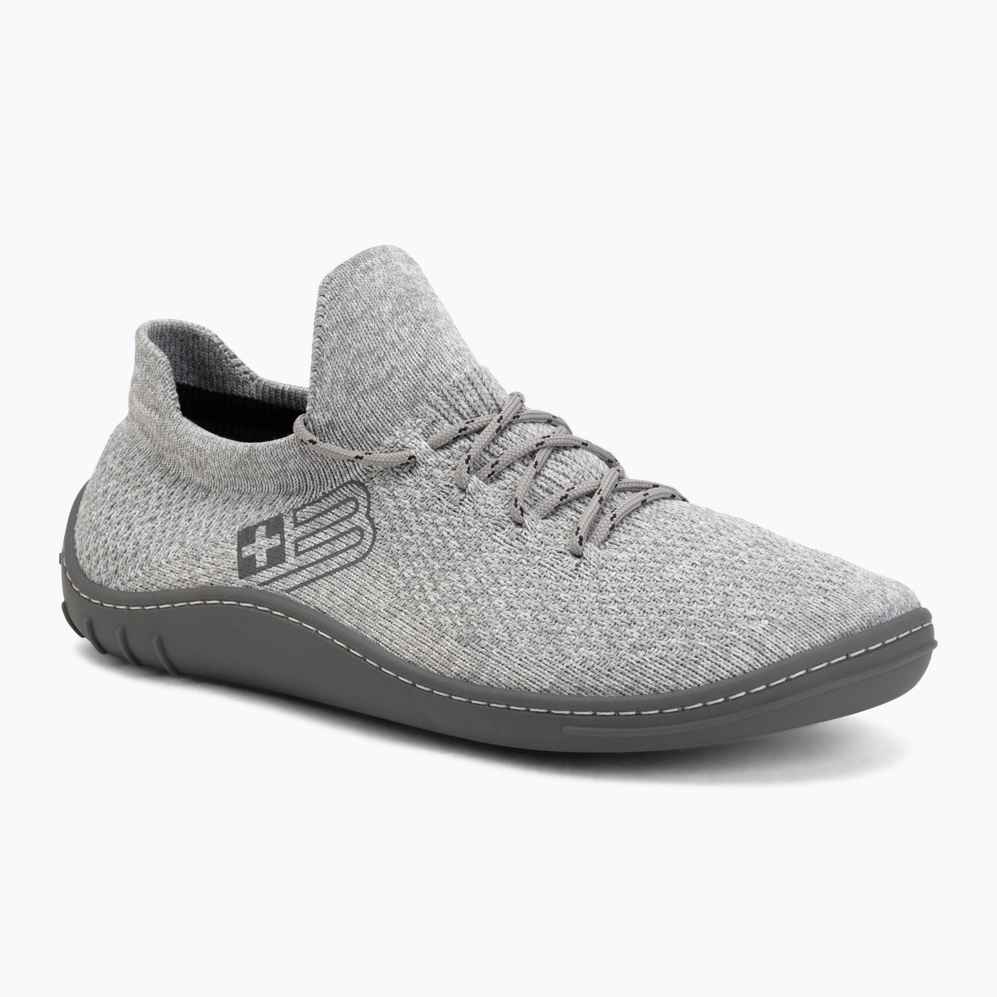 Buty barefoot męskie Brubeck SH5009M Barefoot Merino jasnoszary/grafit