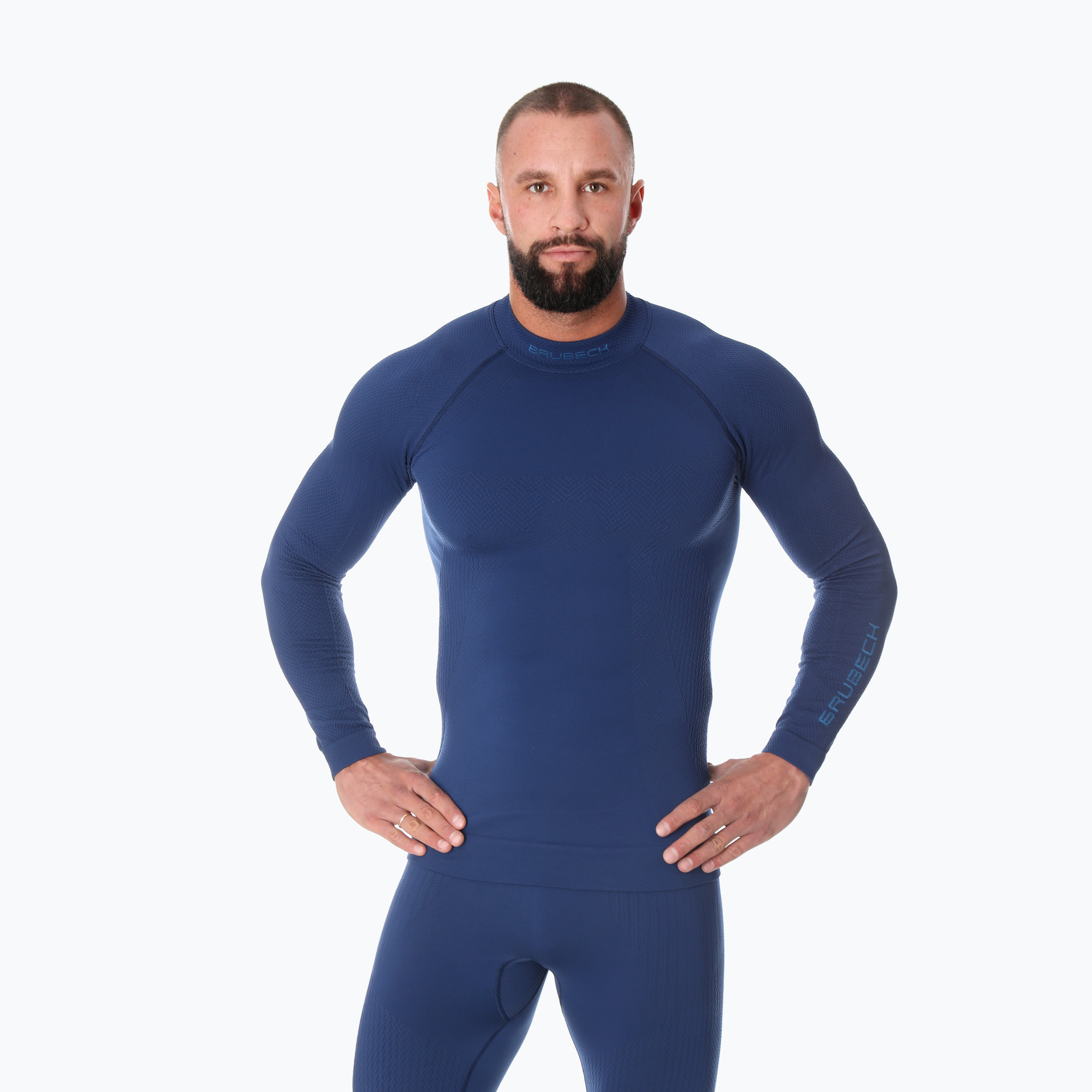 Bluza termoaktywna męska Brubeck Extreme Thermo ciemnoniebieski | WYSYŁKA W 24H | 30 DNI NA ZWROT
