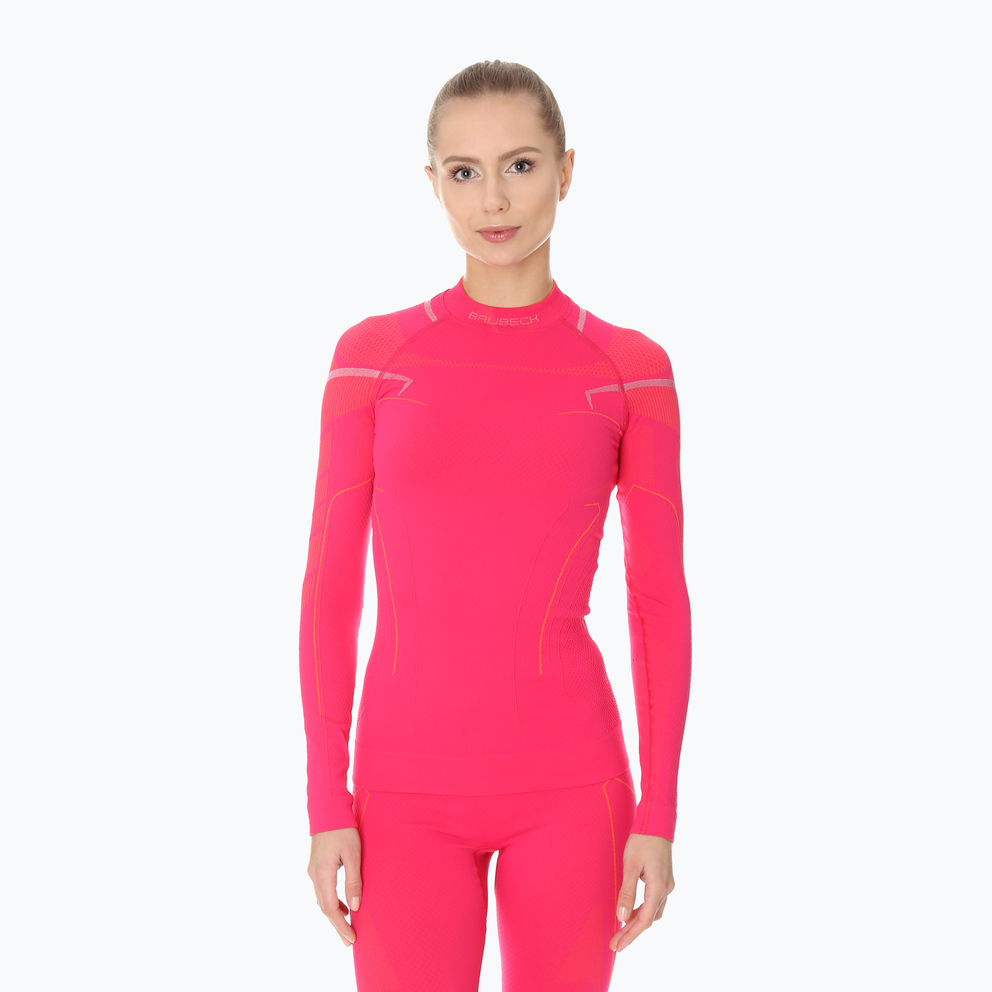 Bluza termoaktywna damska Brubeck Thermo fuksjowy | WYSYŁKA W 24H | 30 DNI NA ZWROT