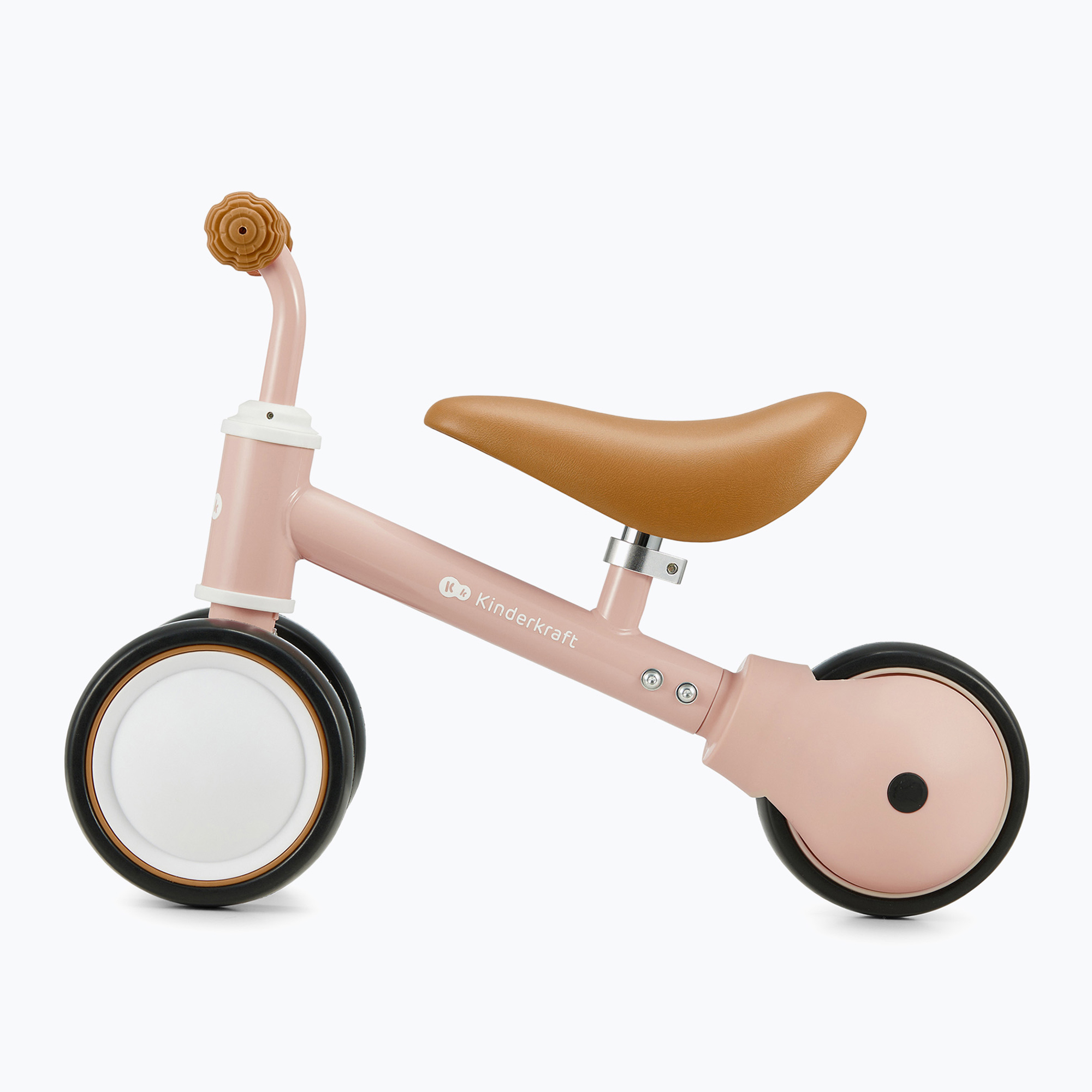 Bicicletă  de echilibru cu 3 roți Kinderkraft Cutie pink