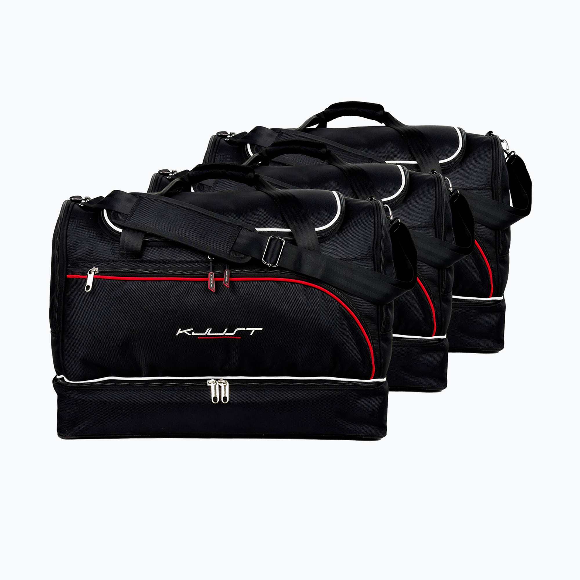 Комплект чанти за багажник KJUST Nissan Micra 2010-2017 3 бр. black