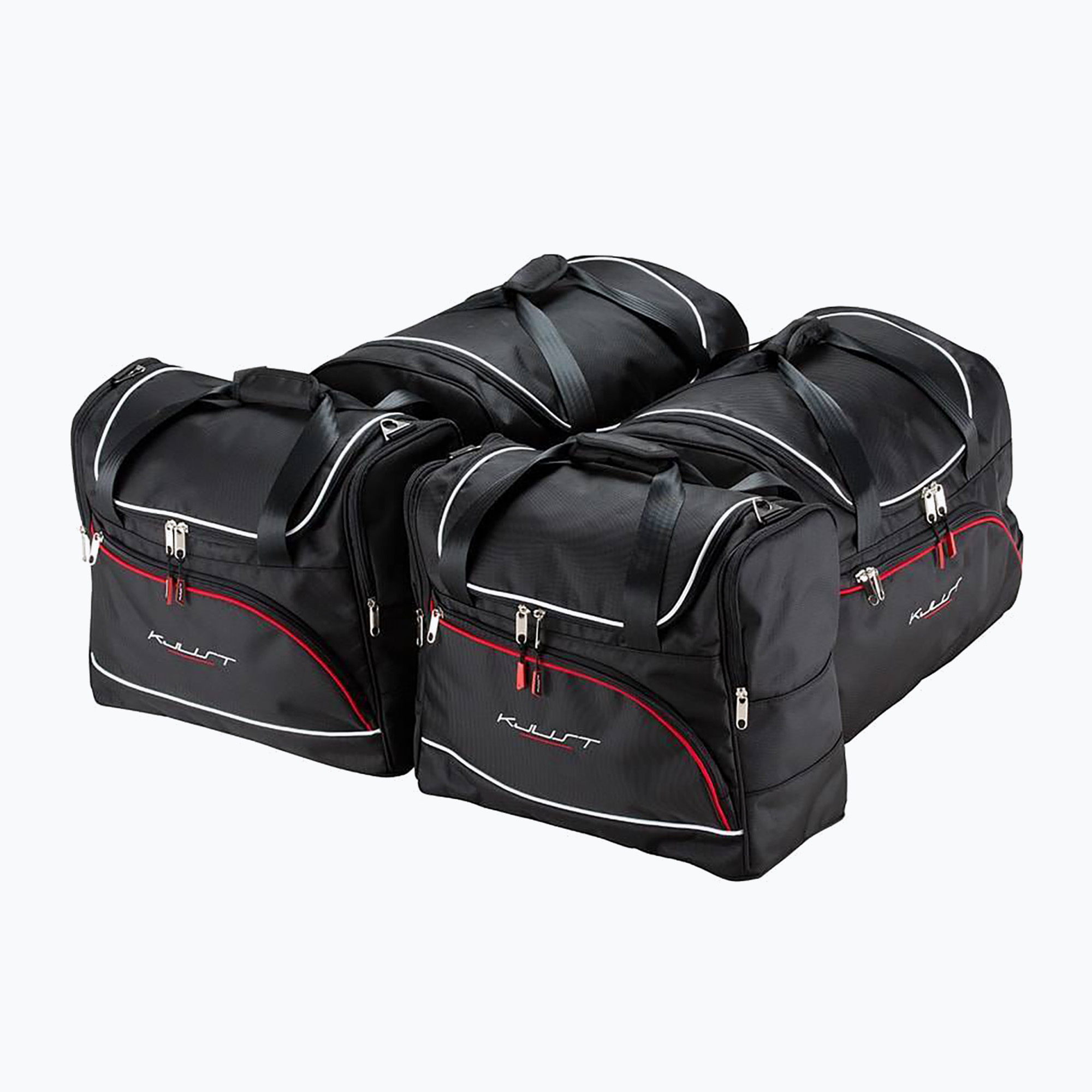 Set de genți pentru portbagaj KJUST BMW 3 Touring Plug-In Hybrid 2020+ 4 buc. black