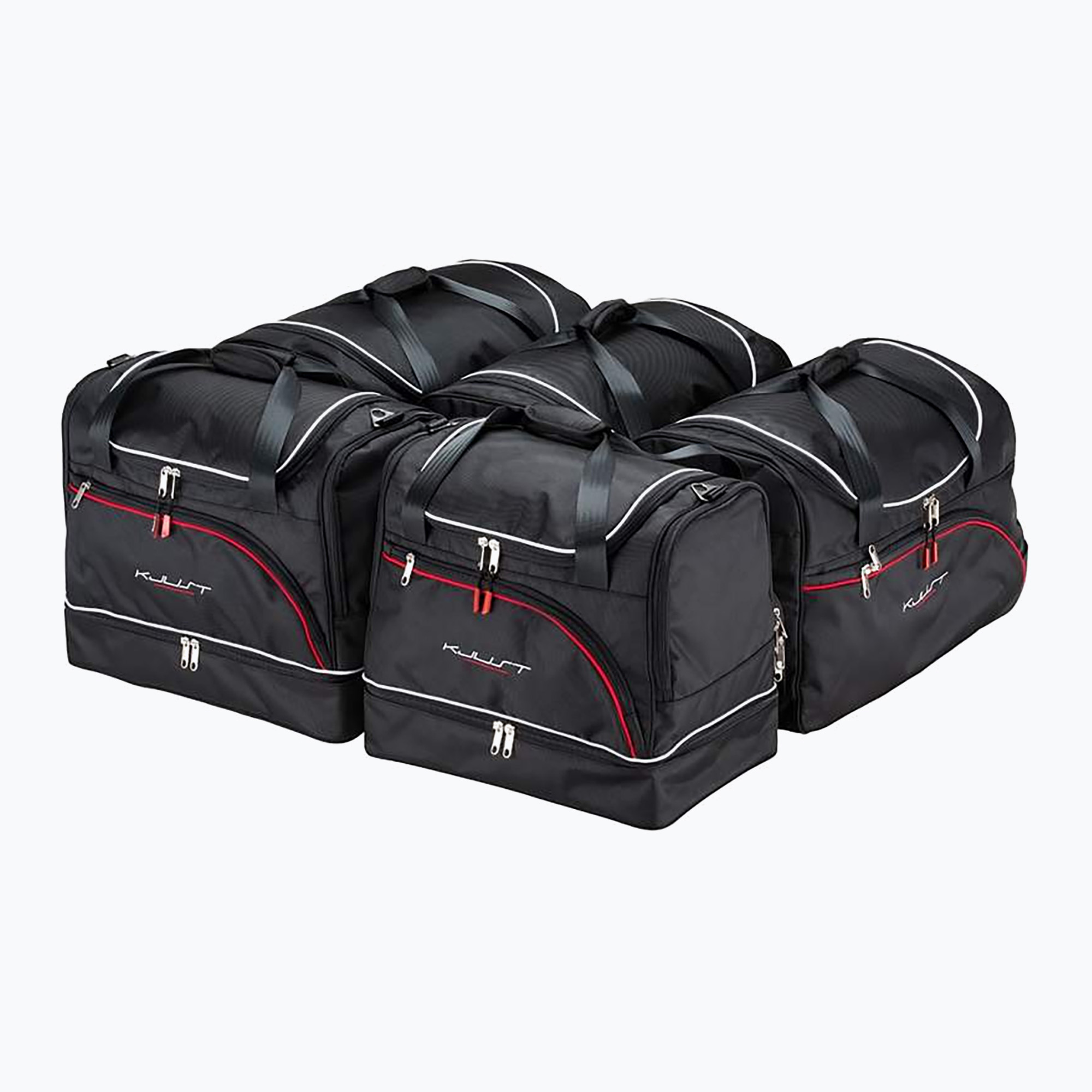 KJUST Skoda Superb Limousine 2001-2008 set de pungi pentru compartimentul de bagaje 5 buc negru. (Skoda Superb Limousine 7037016)