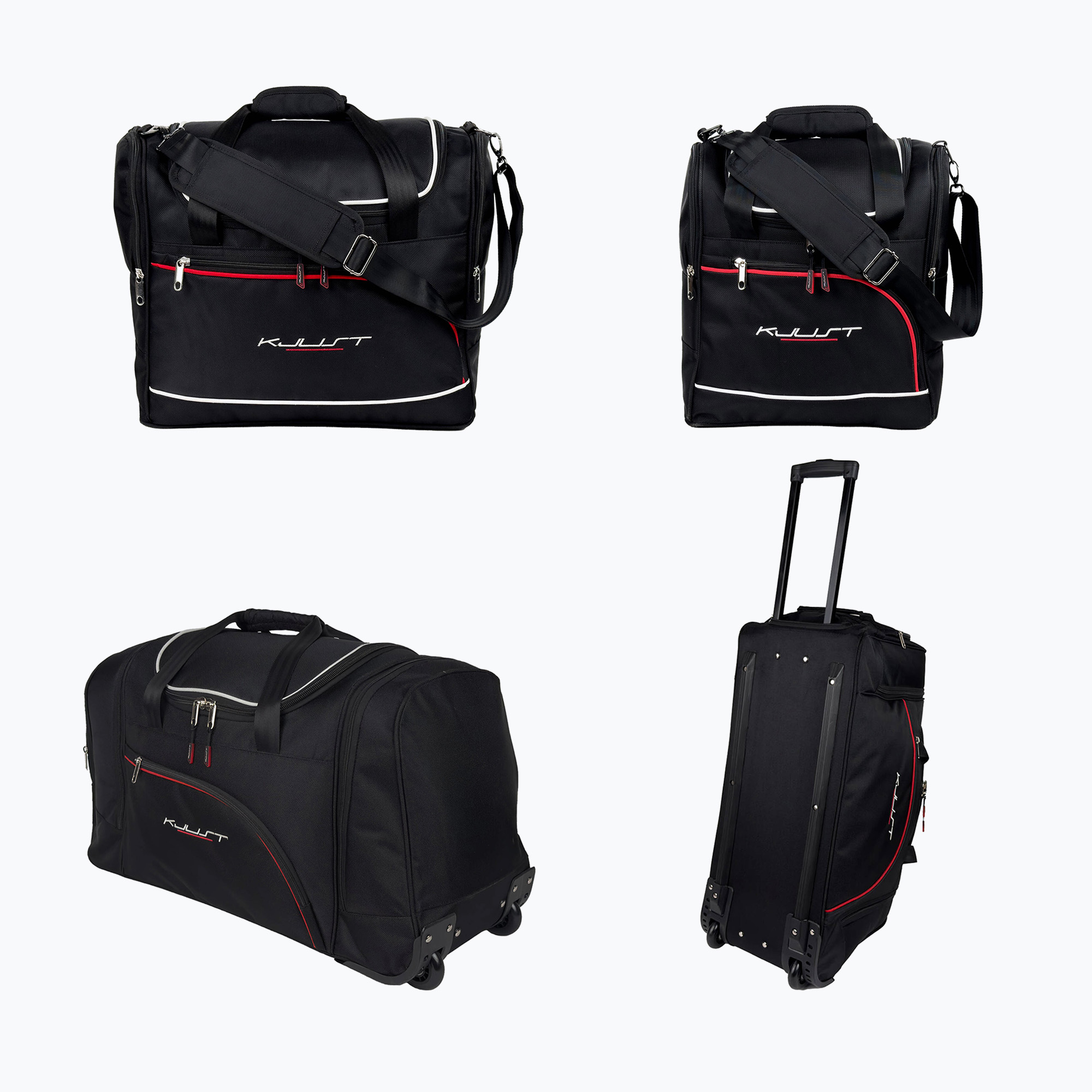 Комплект чанти за багажник KJUST Audi Q3 2011-2018 4 бр. black