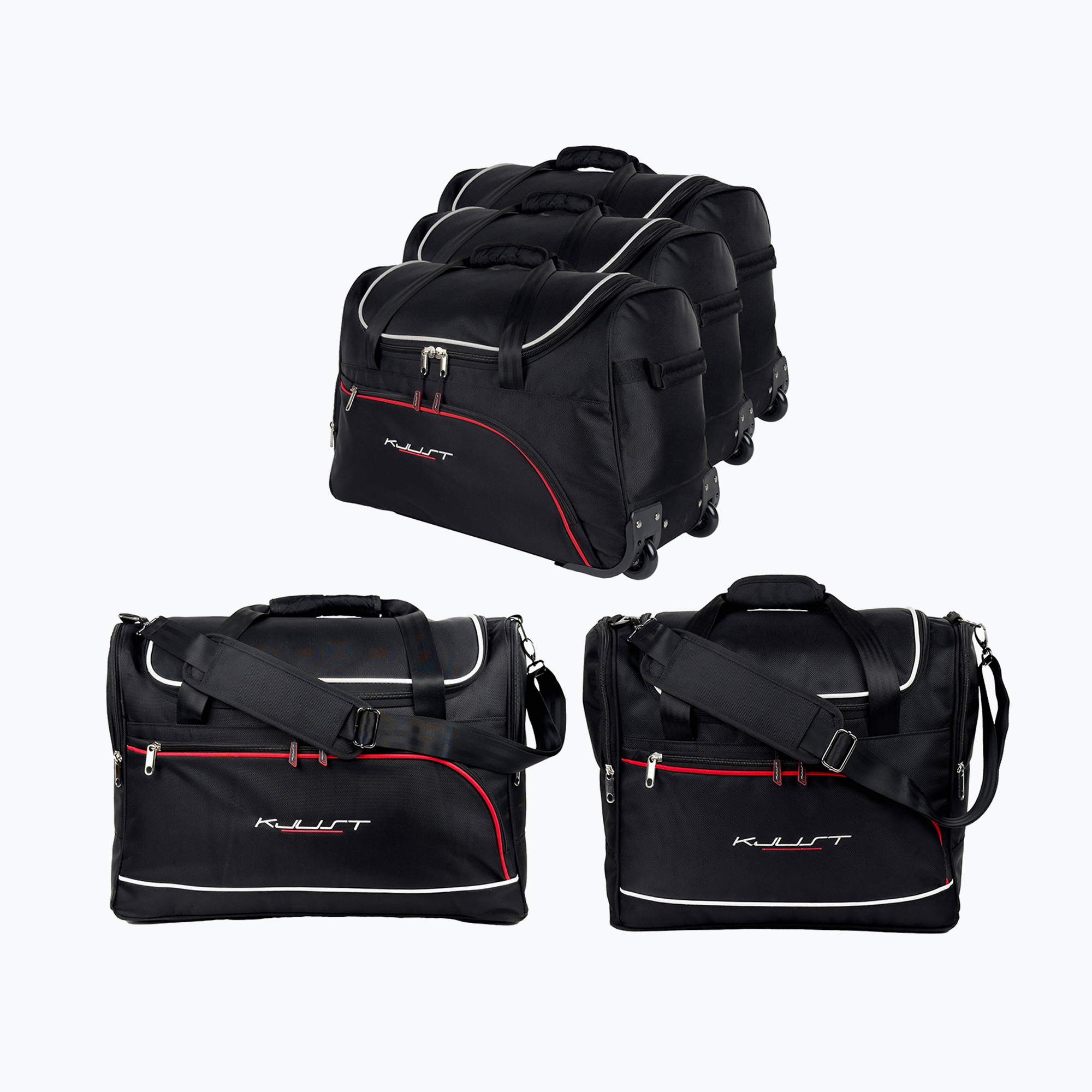 Комплект чанти за багажник KJUST Ford Focus Limousine 2011-2018 5 бр. black