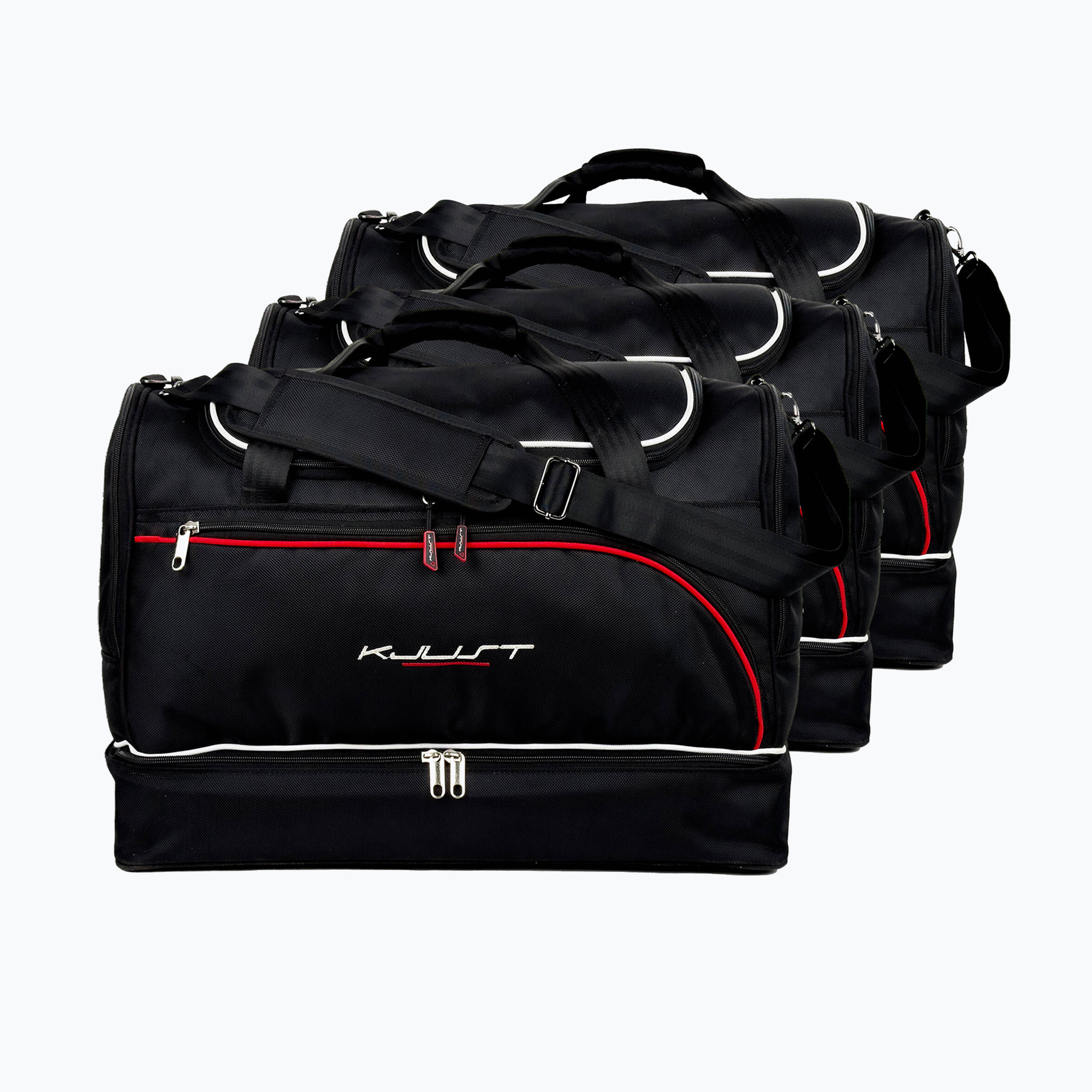 Set de genți pentru portbagaj KJUST Citroen C3 Hatchback 2016  3 buc. black