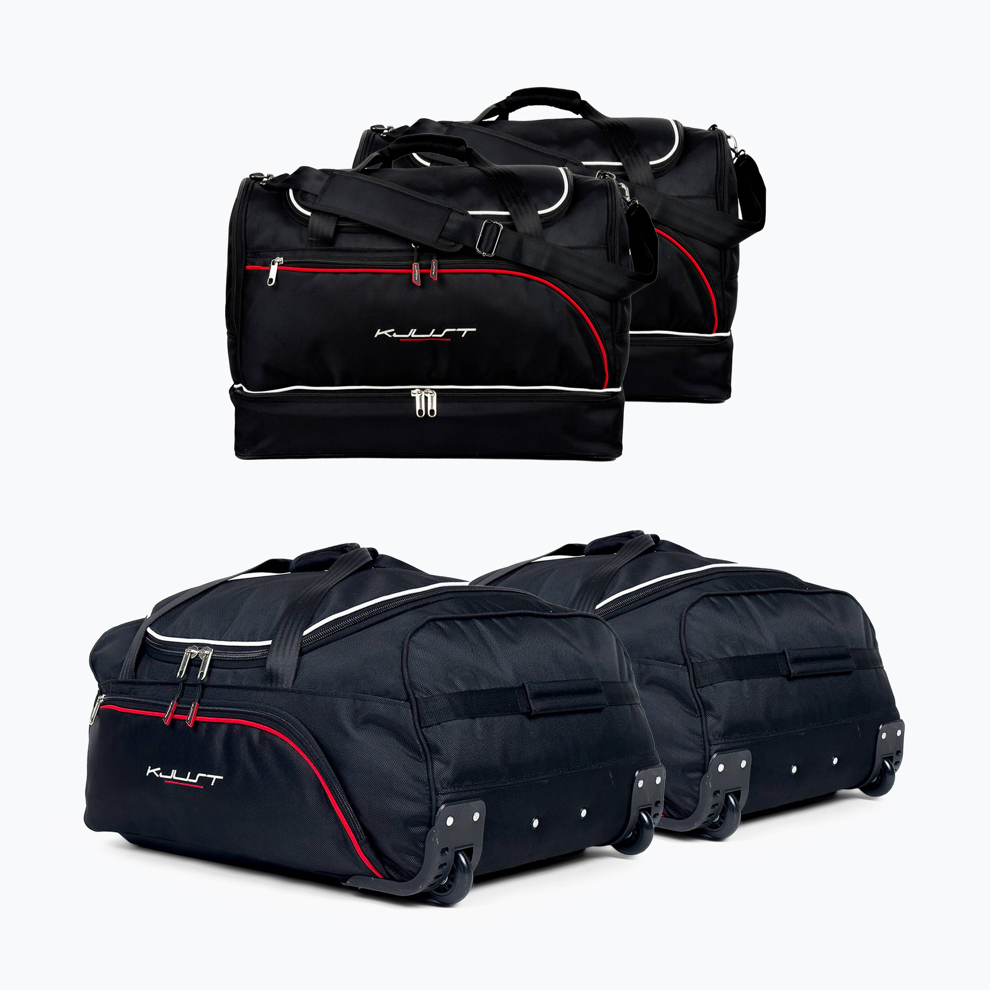 KJUST Porsche Panamera St 2017  sac de boot set 4 buc negru.